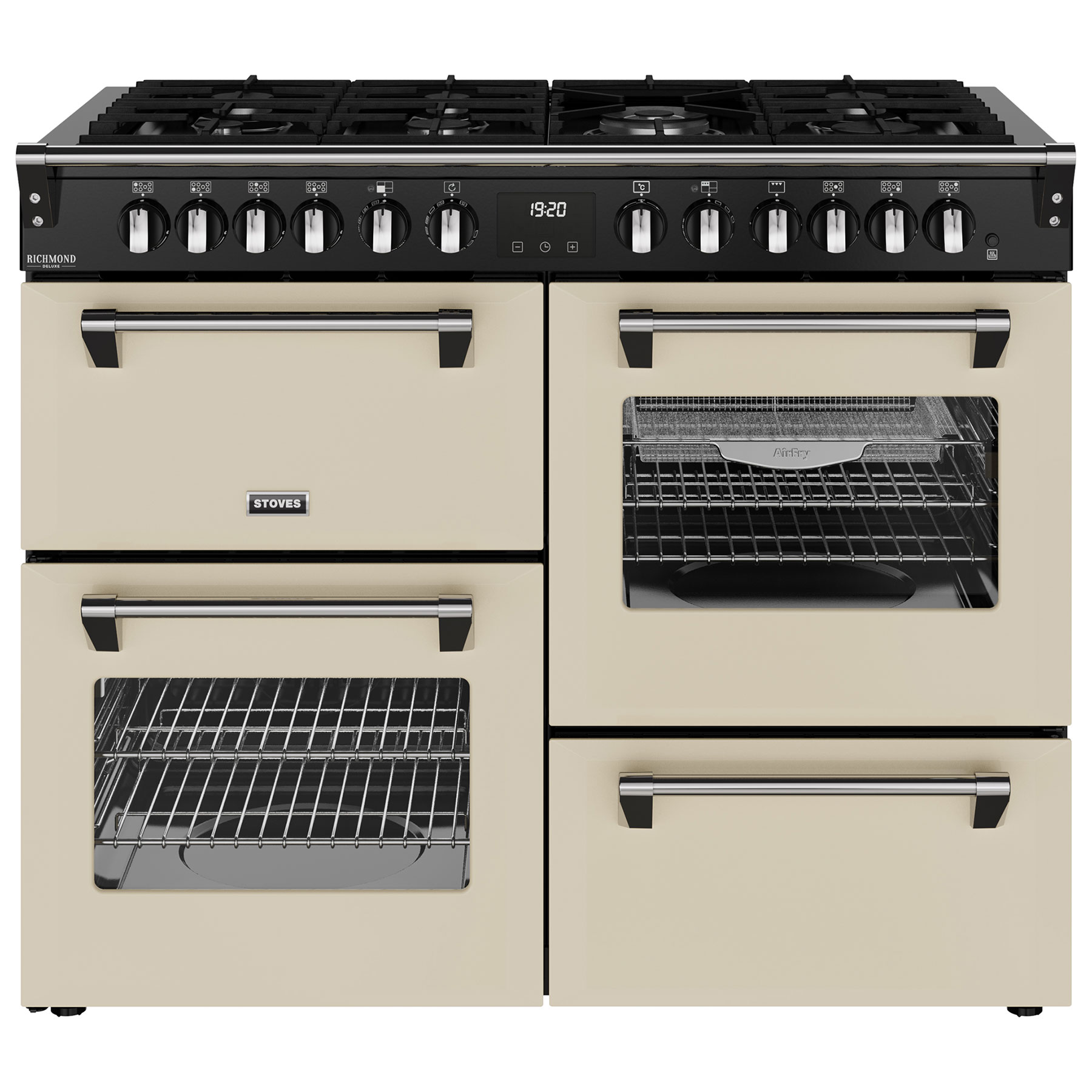 Image of Stoves 444411877 110cm Wide Richmond Deluxe Dual Fuel Range Cooker in