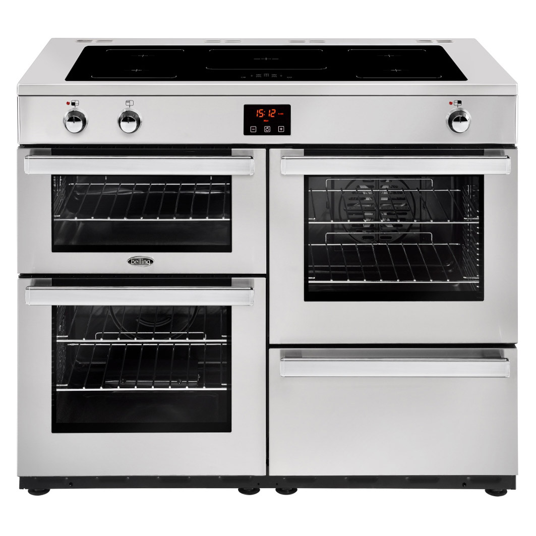 Image of Belling 444444102 110cm Cookcentre Prof 110Ei Range in St St Induction