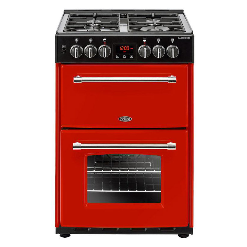 Image of Belling 444444715 60cm Farmhouse 60DF D Oven Dual Fuel Cooker in Jalap