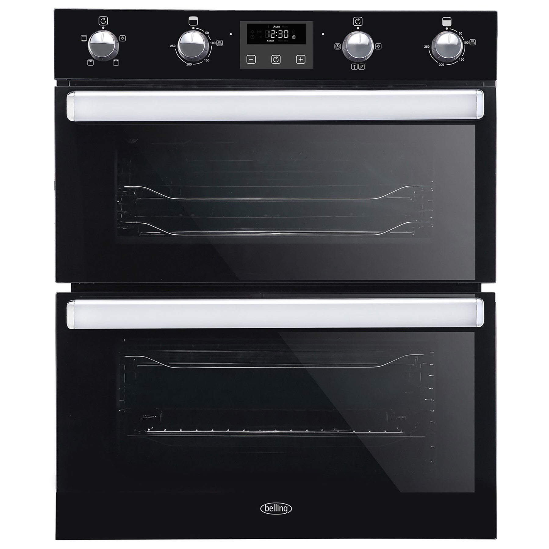 Image of Belling 444444784 70cm Built Under Electric Double Oven Black