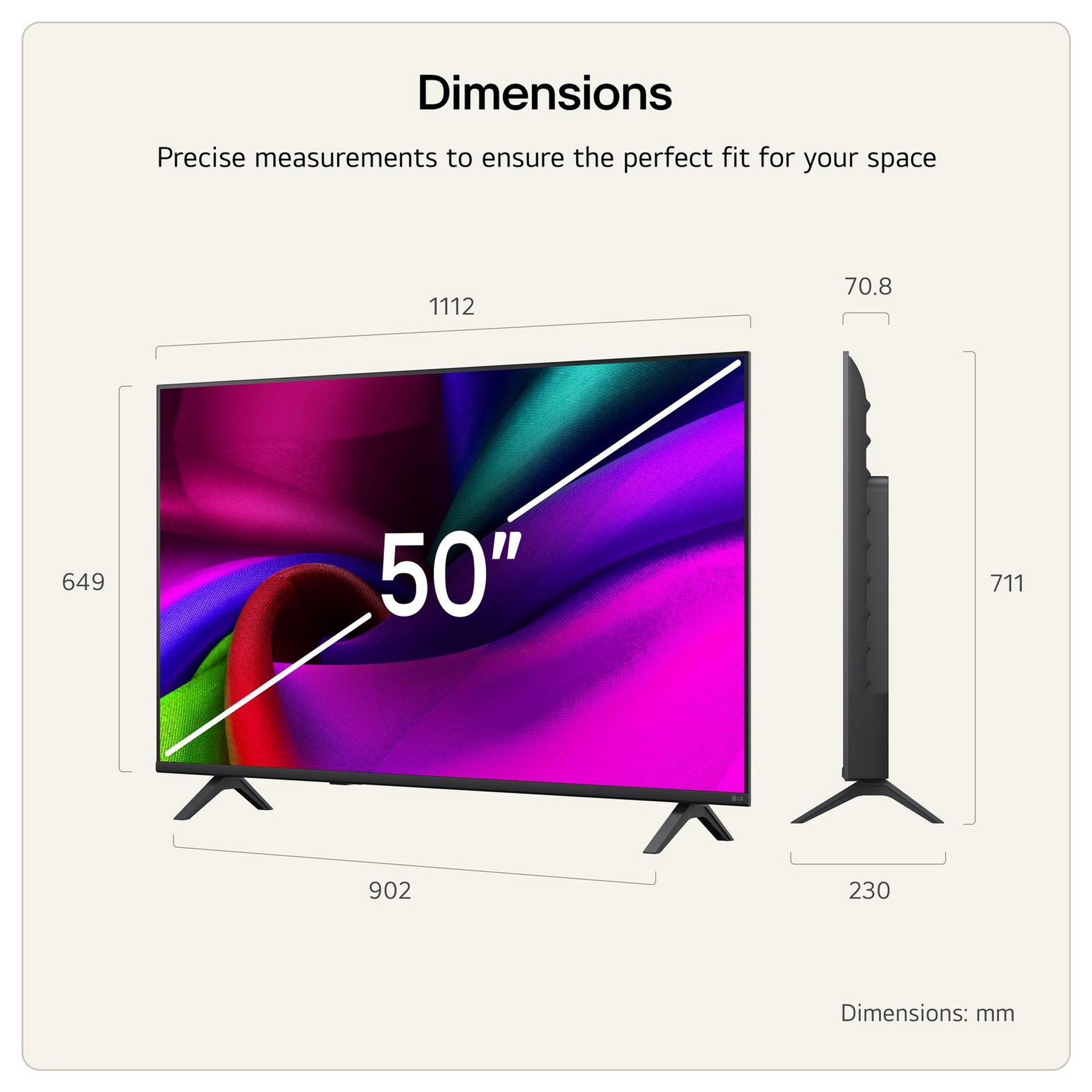 LG NANO 4K UHD AI NU90 50" 2026 4K Smart TV