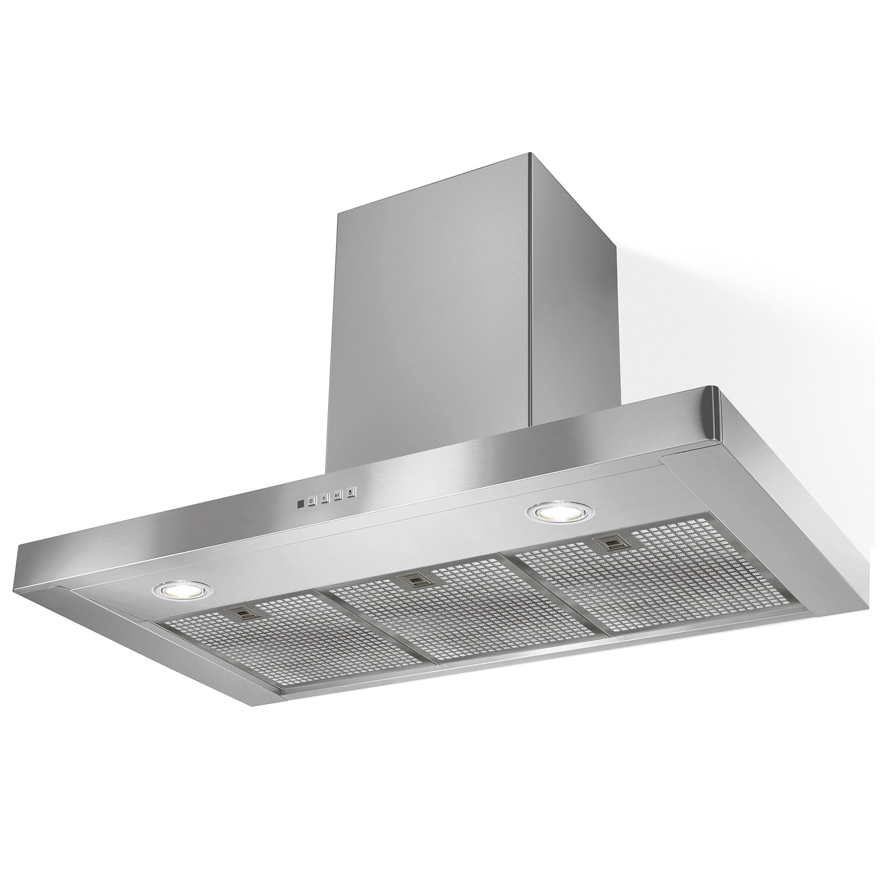 Image of Britannia 544446317 90cm POETICO Flat Hood in St Steel 3 Speed A Rated