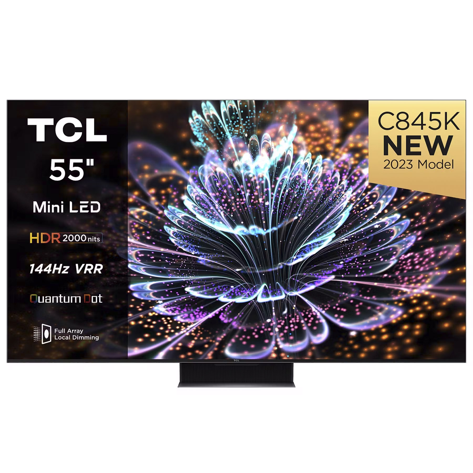 TCL 55C845K 55 4K HDR 2000nits Smart Mini LED QLED 144hz Google TV