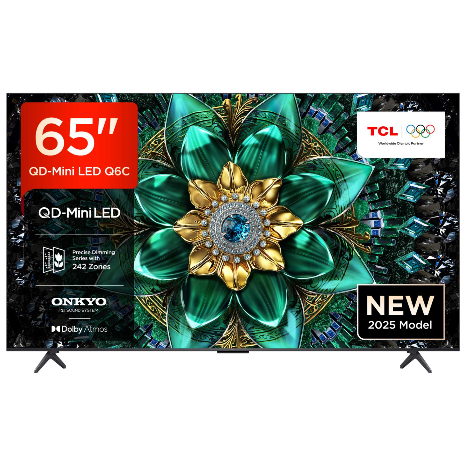 TCL 65Q6C UK 65 4K Ultra HD HDR Smart QD Mini LED TV Dolby Vision IQ D