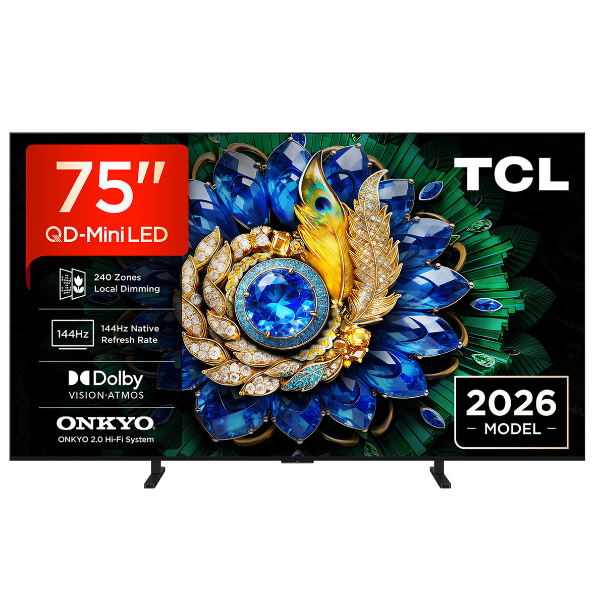 TCL 75A400M UK 75 4K Ultra HD HDR Smart QD Mini LED TV Dolby Vision Do
