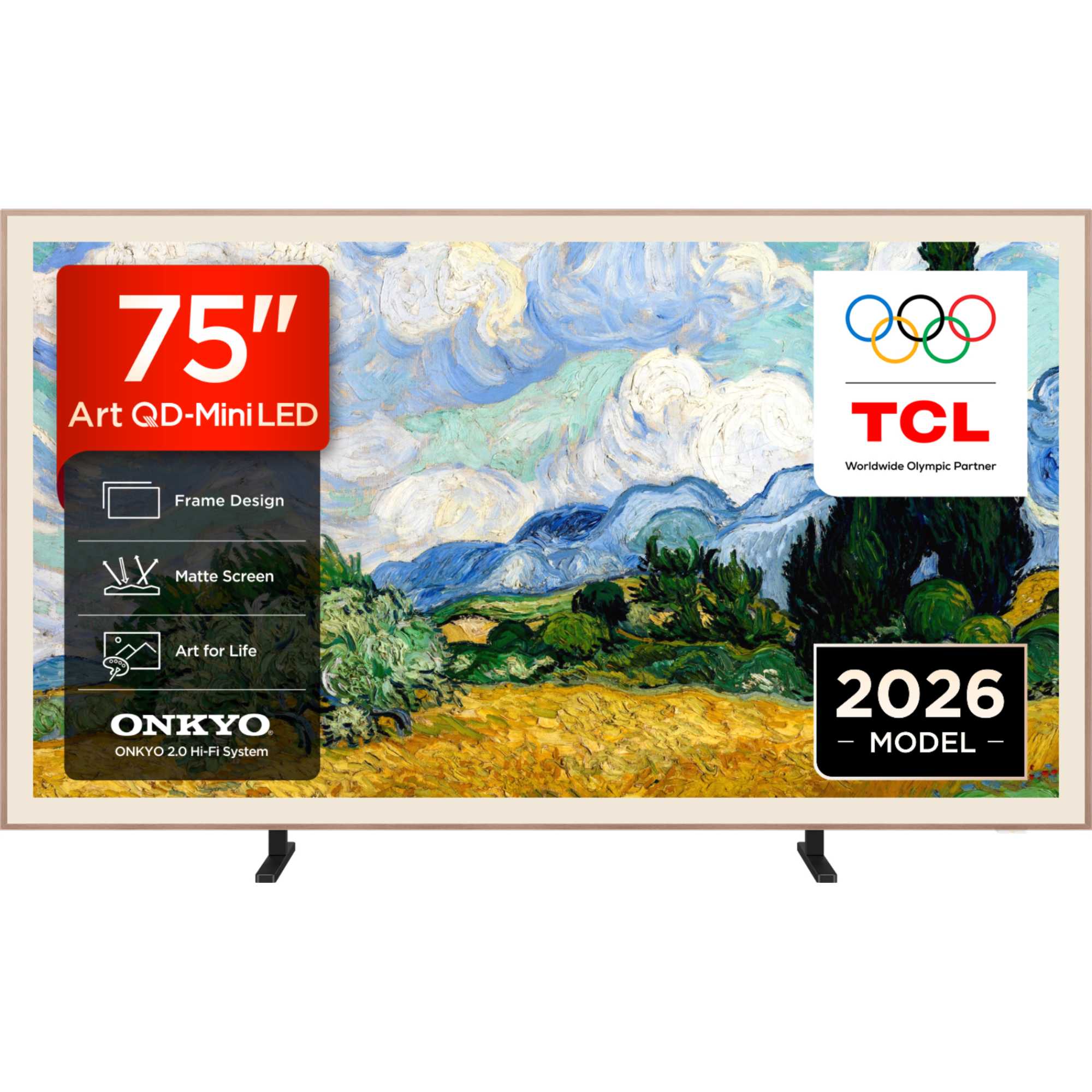 TCL 75A400PRO UK 75 4K Ultra HD HDR Smart NXTVISION QD Mini LED AI Art