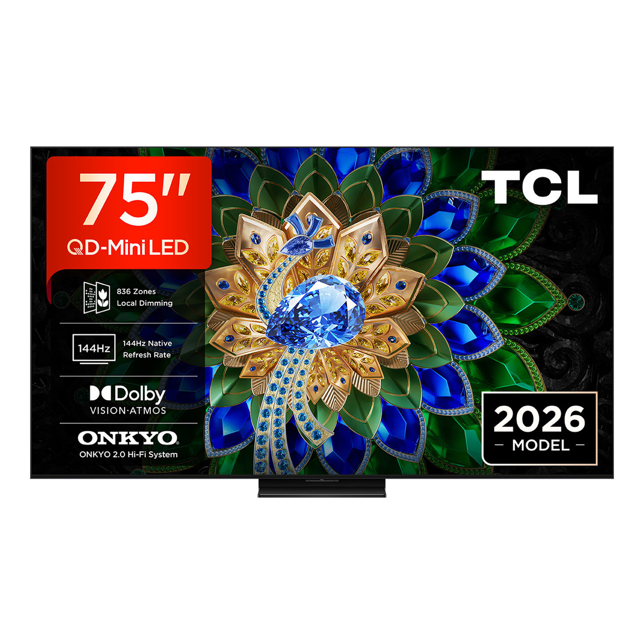 TCL 75A400U UK 75 4K Ultra HD HDR Smart QD Mini LED TV Dolby Vision Do