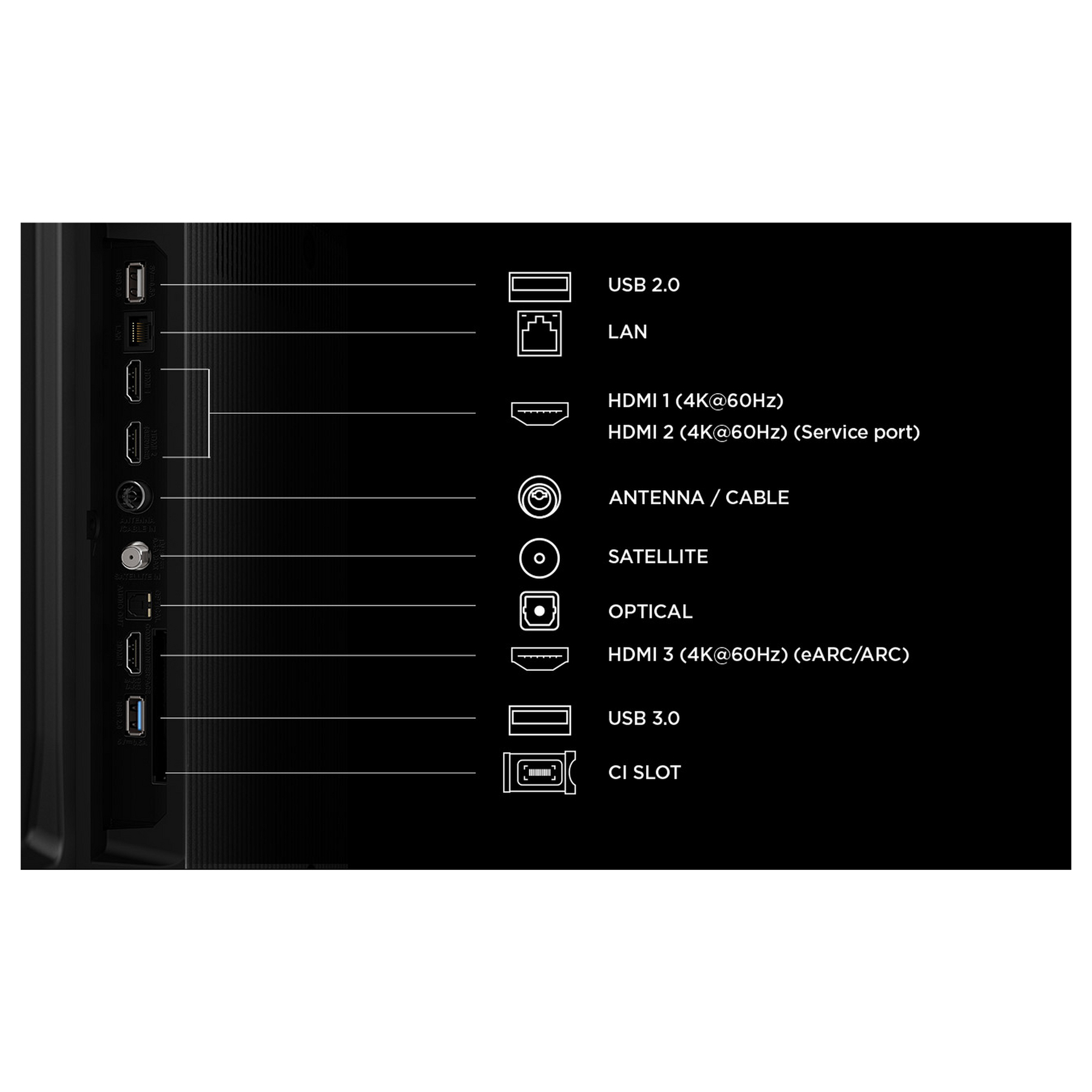 TCL 75P7L-UK 75 Inch P7L 4K Ultra HD HDR QLED Direct LED Smart Google TV 2026, photo 5