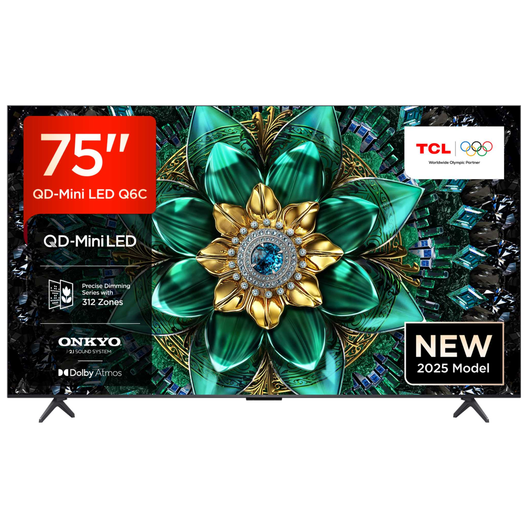 TCL 75Q6C UK 75 4K Ultra HD HDR Smart QD Mini LED TV Dolby Vision IQ D