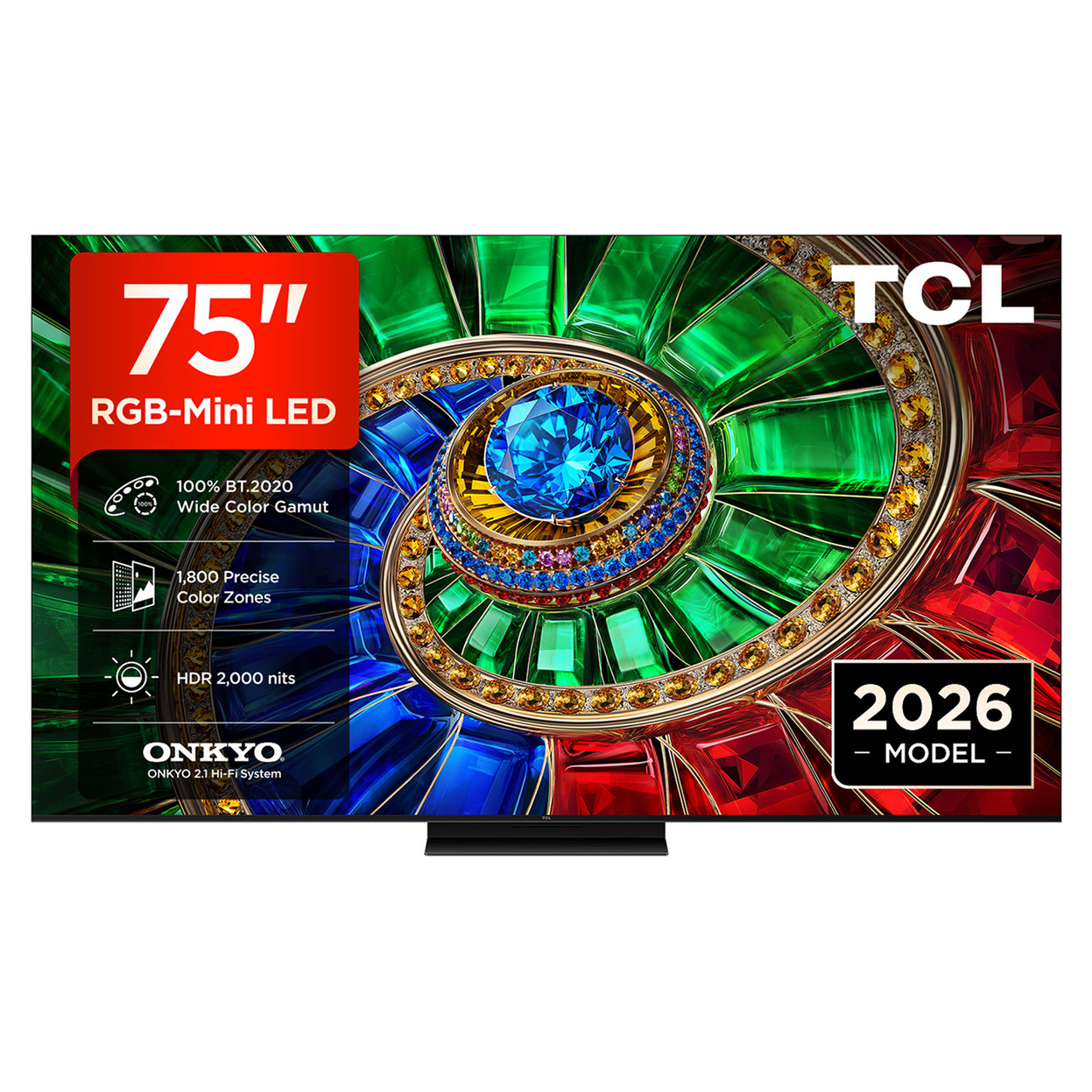 TCL 75RM7L UK 75 4K Ultra HD HDR Smart RGB Mini LED TV Dolby Vision IQ