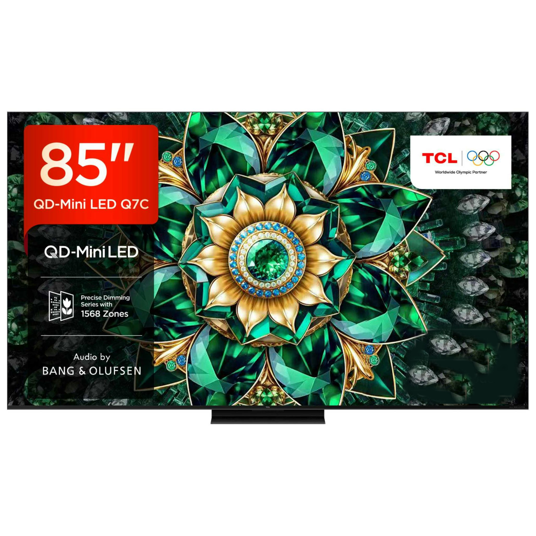 Photos - Television TCL 85Q7C UK 85 4K Ultra HD HDR Smart QD Mini LED TV Dolby Vision IQ D 85Q7C-UK 