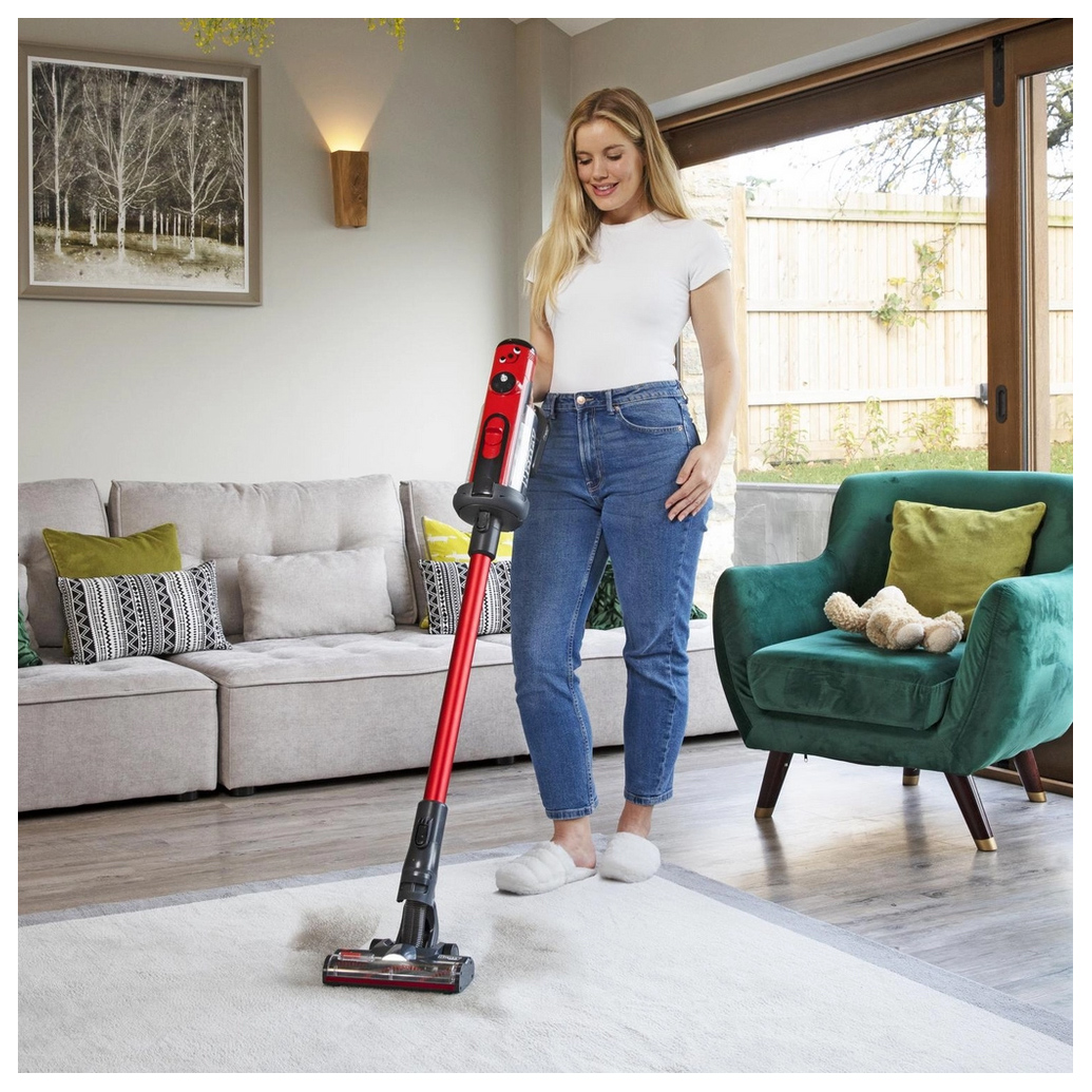 Numatic 916177 Henry Quick HEN100 Cordless Stick Vacuum Cleaner Red