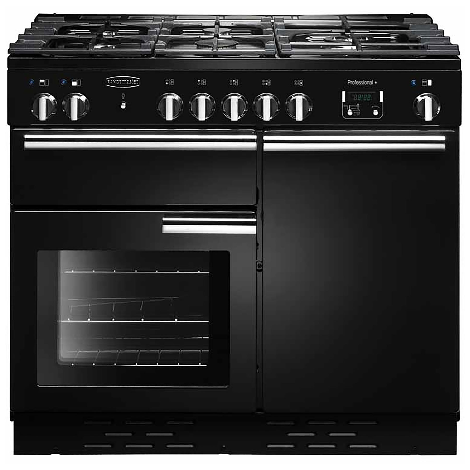 Rangemaster PROP100DFFGB/C Professional Plus 100cm Dual Fuel Range Cooker 92600 – BLACK