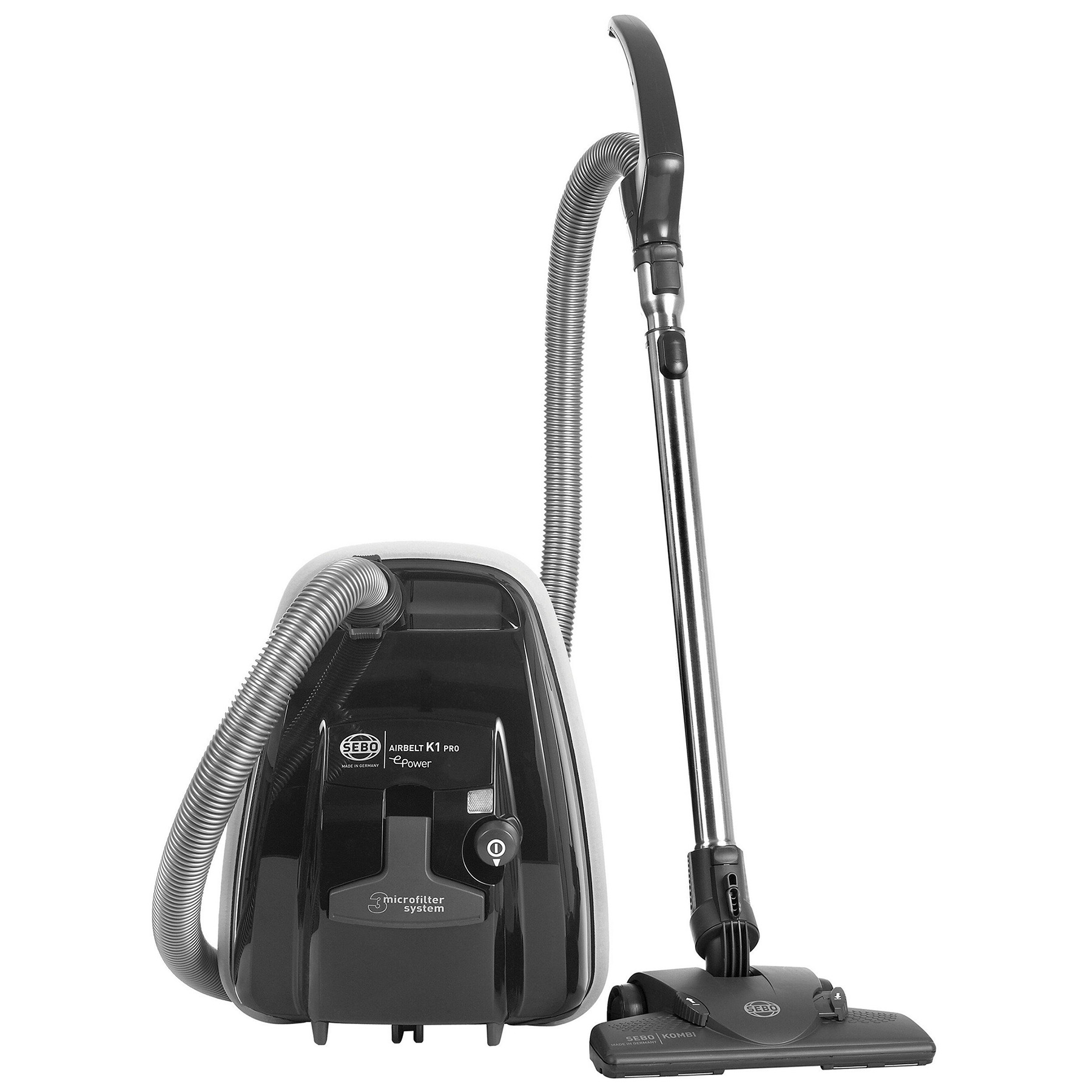 Sebo 92662GB Airbelt K1 Pro ePower Cylinder Cleaner 890W