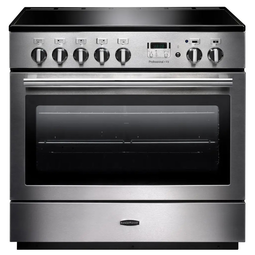 Rangemaster PROP90FXEISS/C Professional Plus FX 90cm Induction Range Cooker 96300 – STAINLESS STEEL