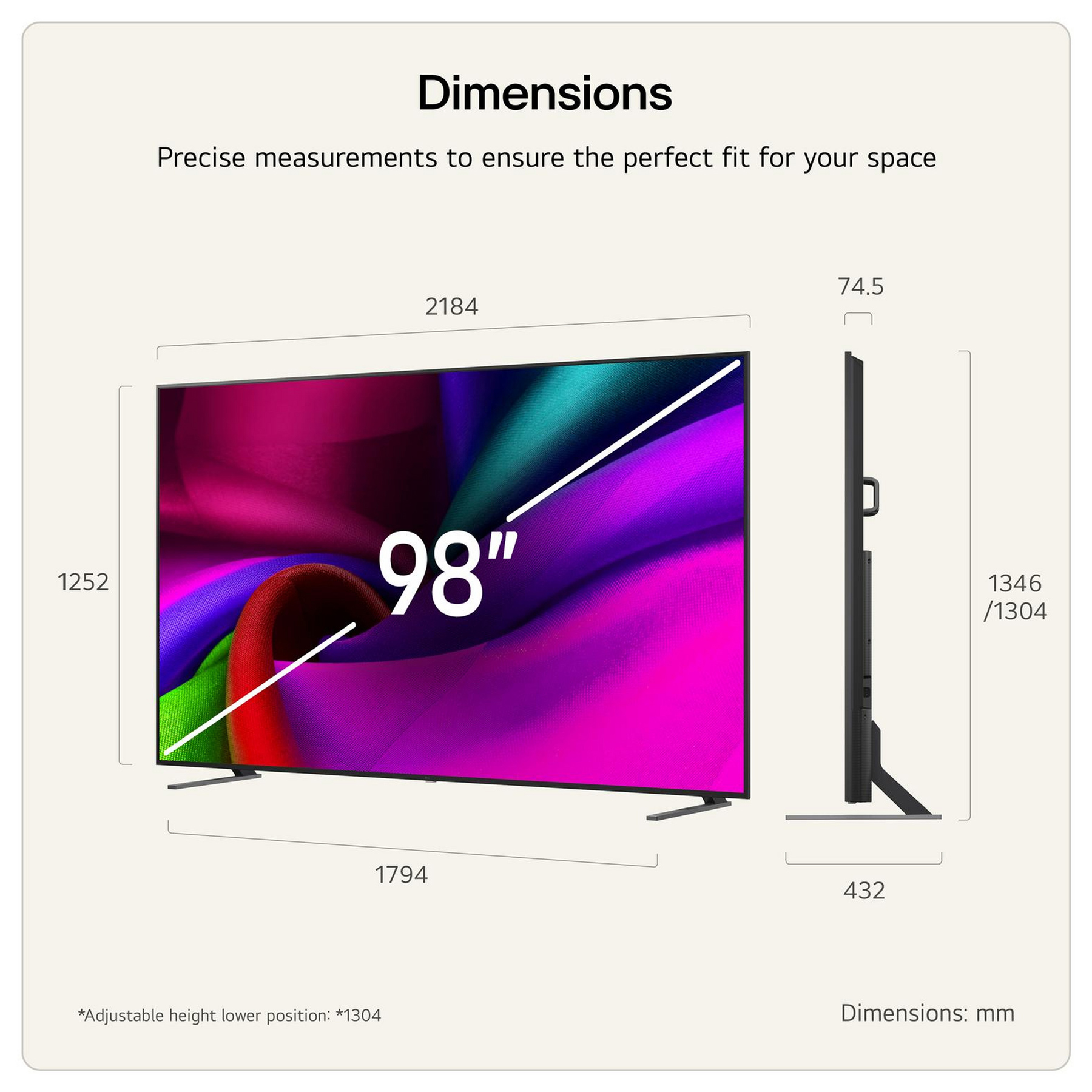 LG 98NU900B6LB 98 4K Ultra HD HDR Smart QNED AI LED TV HDR10 AI Sound, photo 2