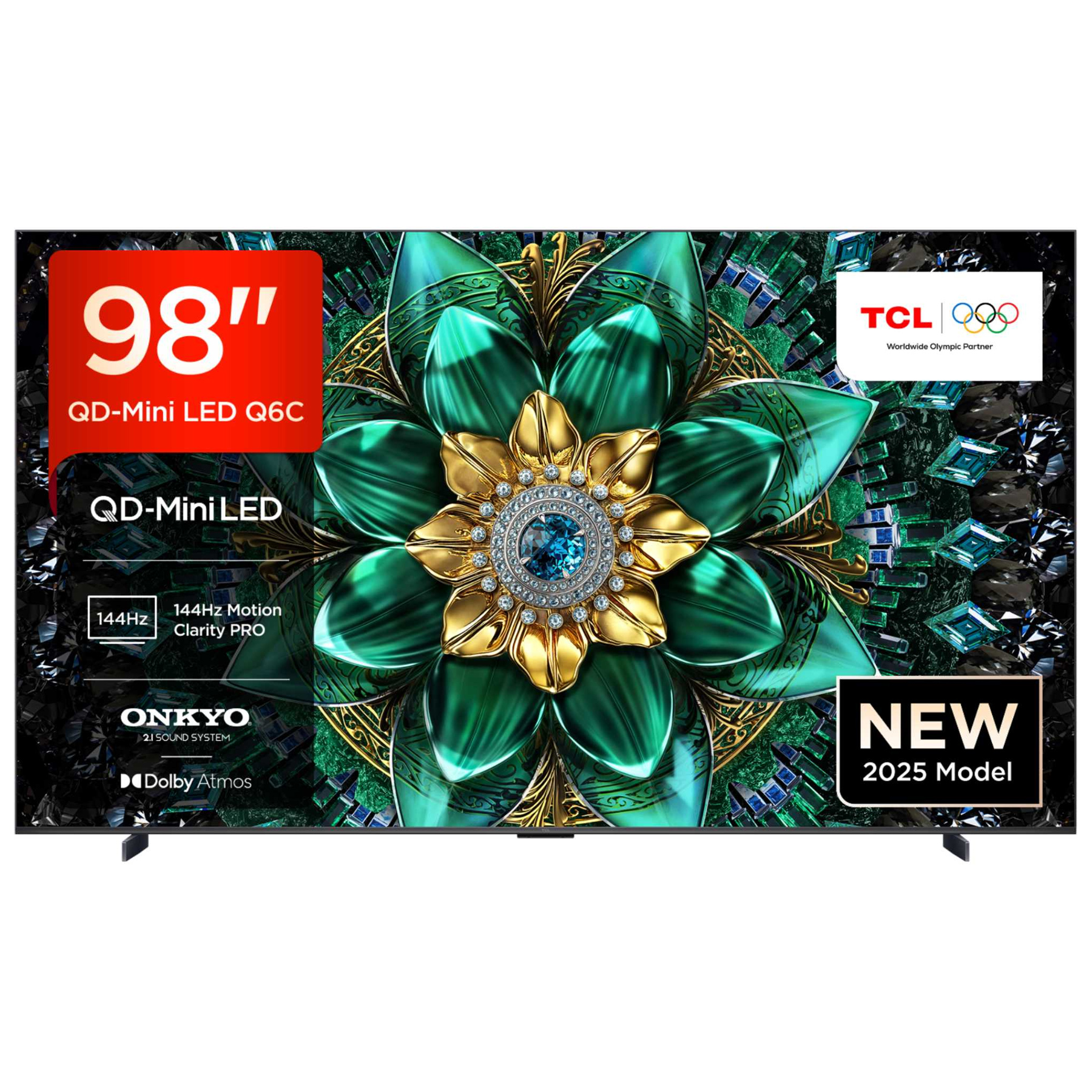 TCL 98Q6C UK 98 4K Ultra HD HDR Smart QD Mini LED TV Dolby Vision IQ D