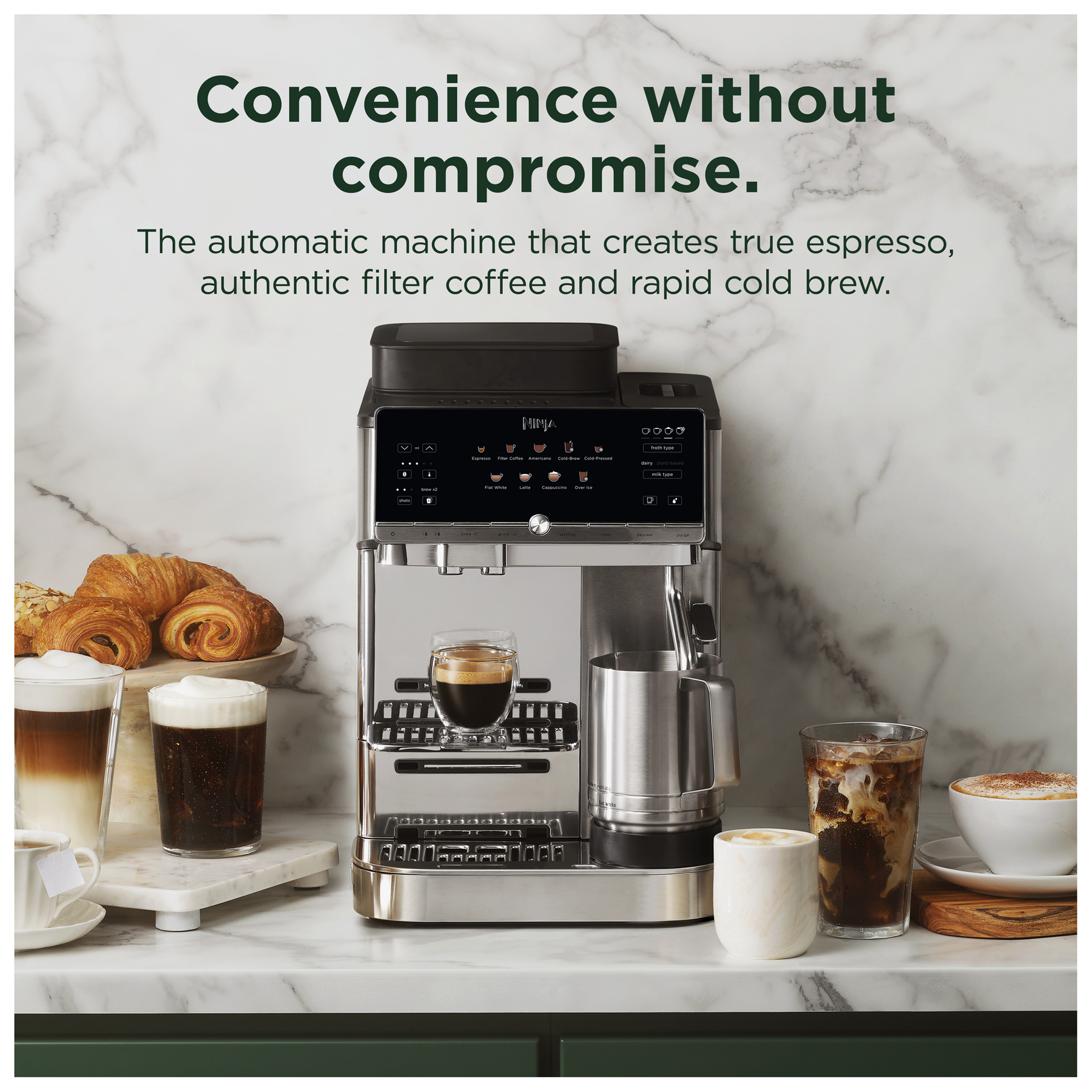Autobarista Coffee Machine - Black/Stainless Steel