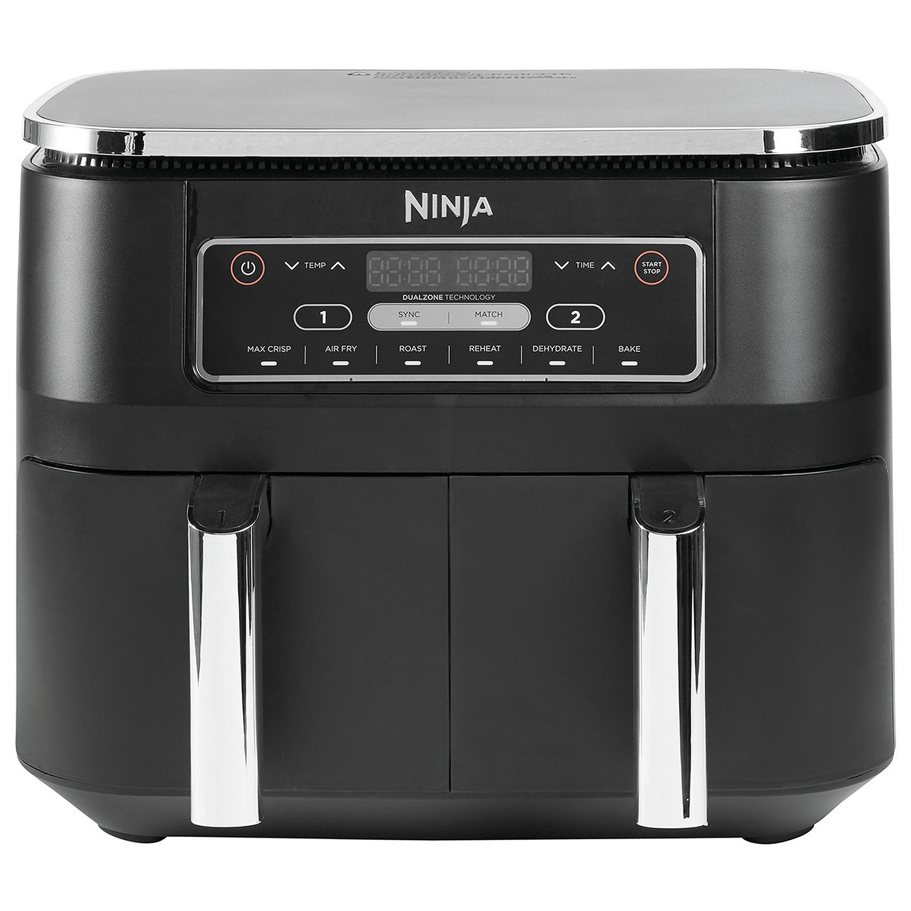 Ninja AF300UK 7 6L Foodi Dual Zone Air Fryer in Black 2400W