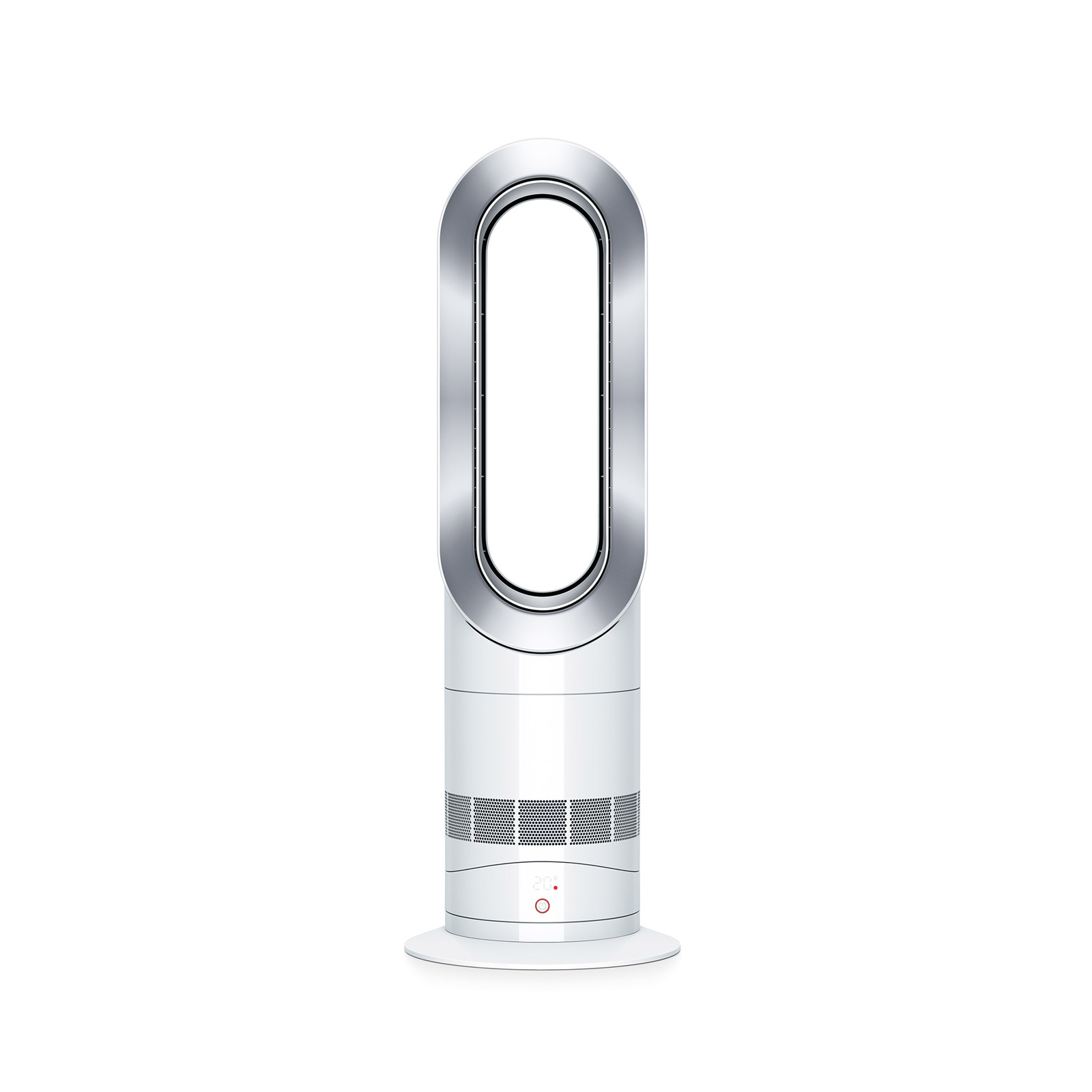 Image of Dyson AM09 WHITE Hot Cool Fan Heater in White Nickel