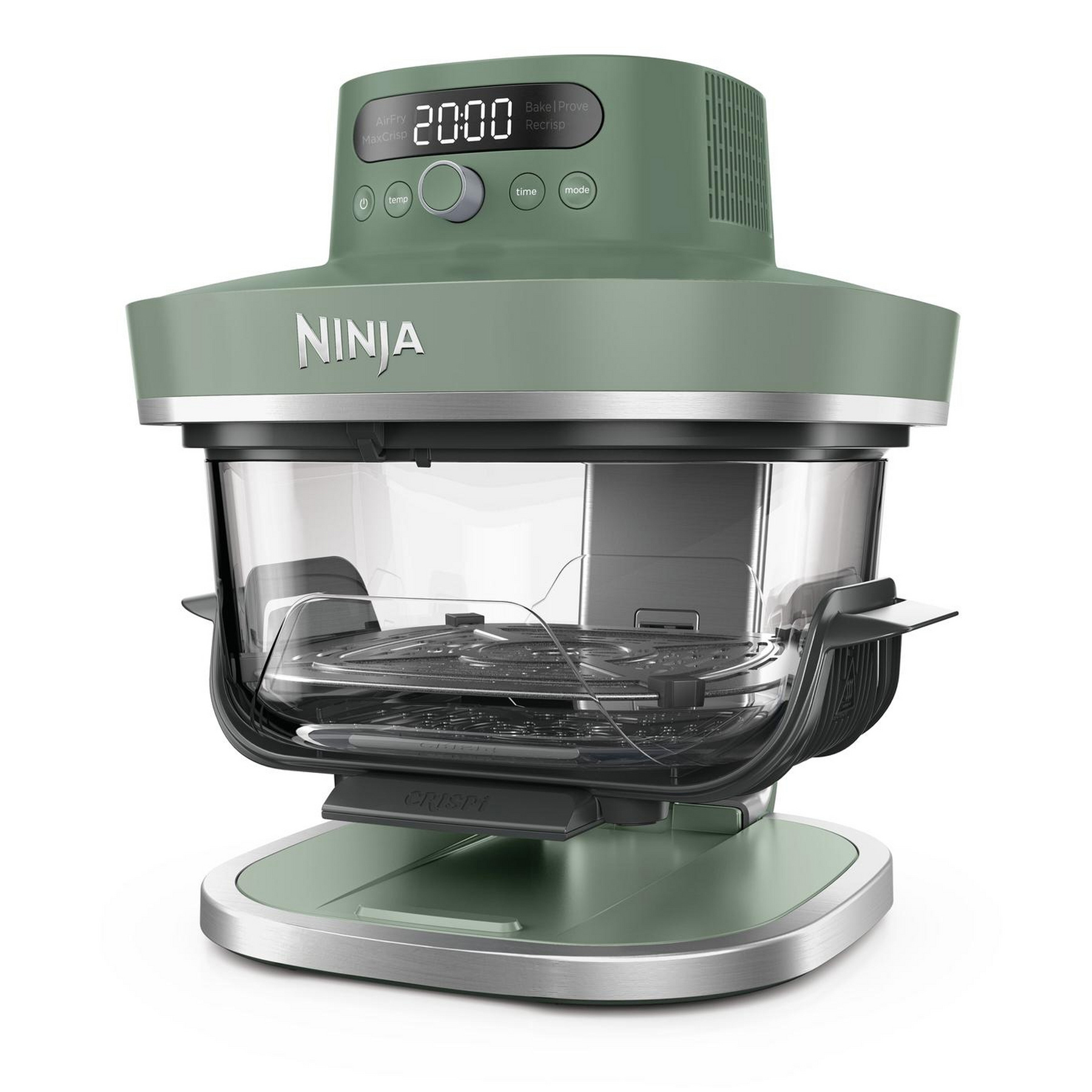 Ninja CRISPi PRO 5-in-1 XL Glass Air Fryer - Moss Green, AS090UKGN, photo 3