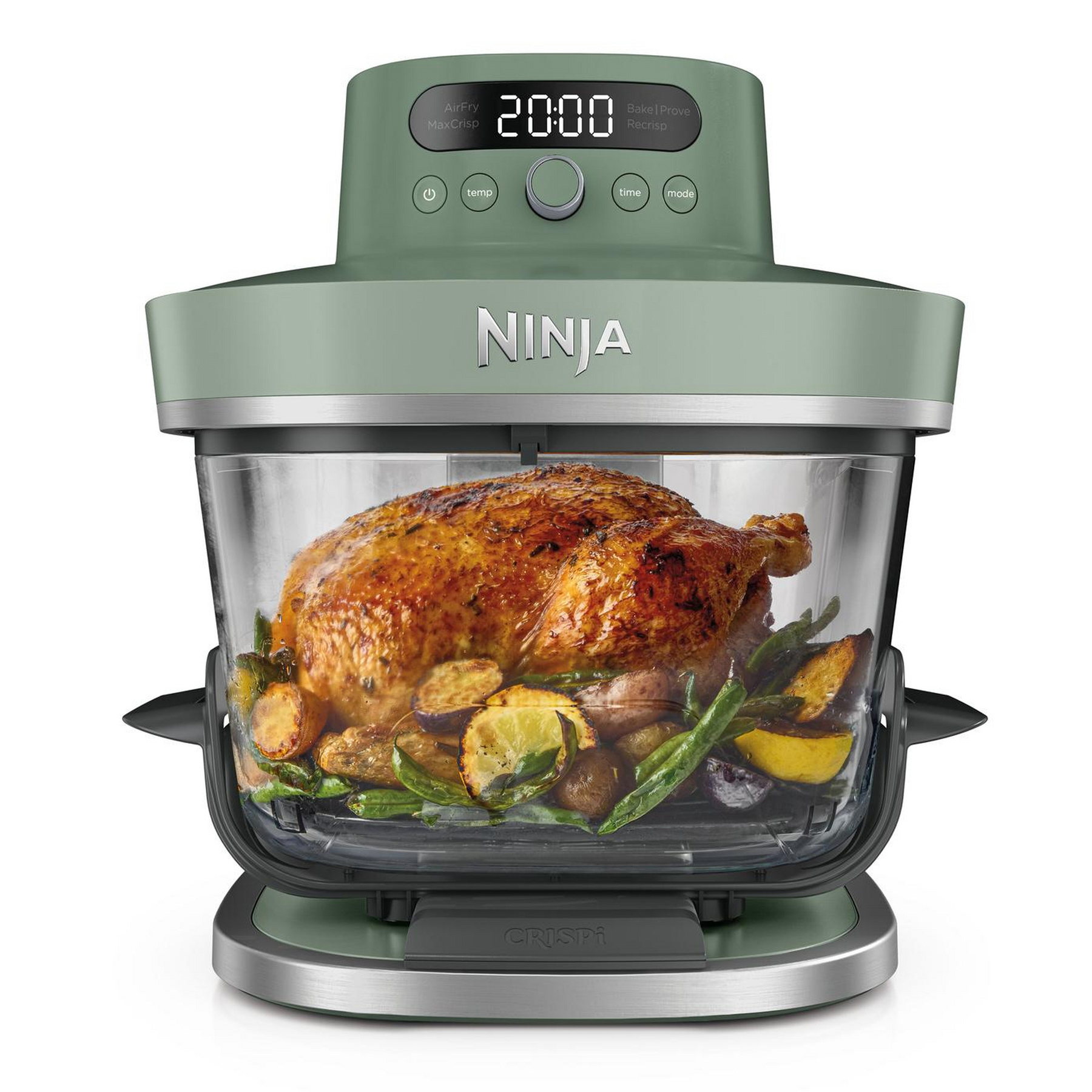 Ninja AS090UKGN CRISPi PRO 5 in 1 Glass Air Fryer in Green