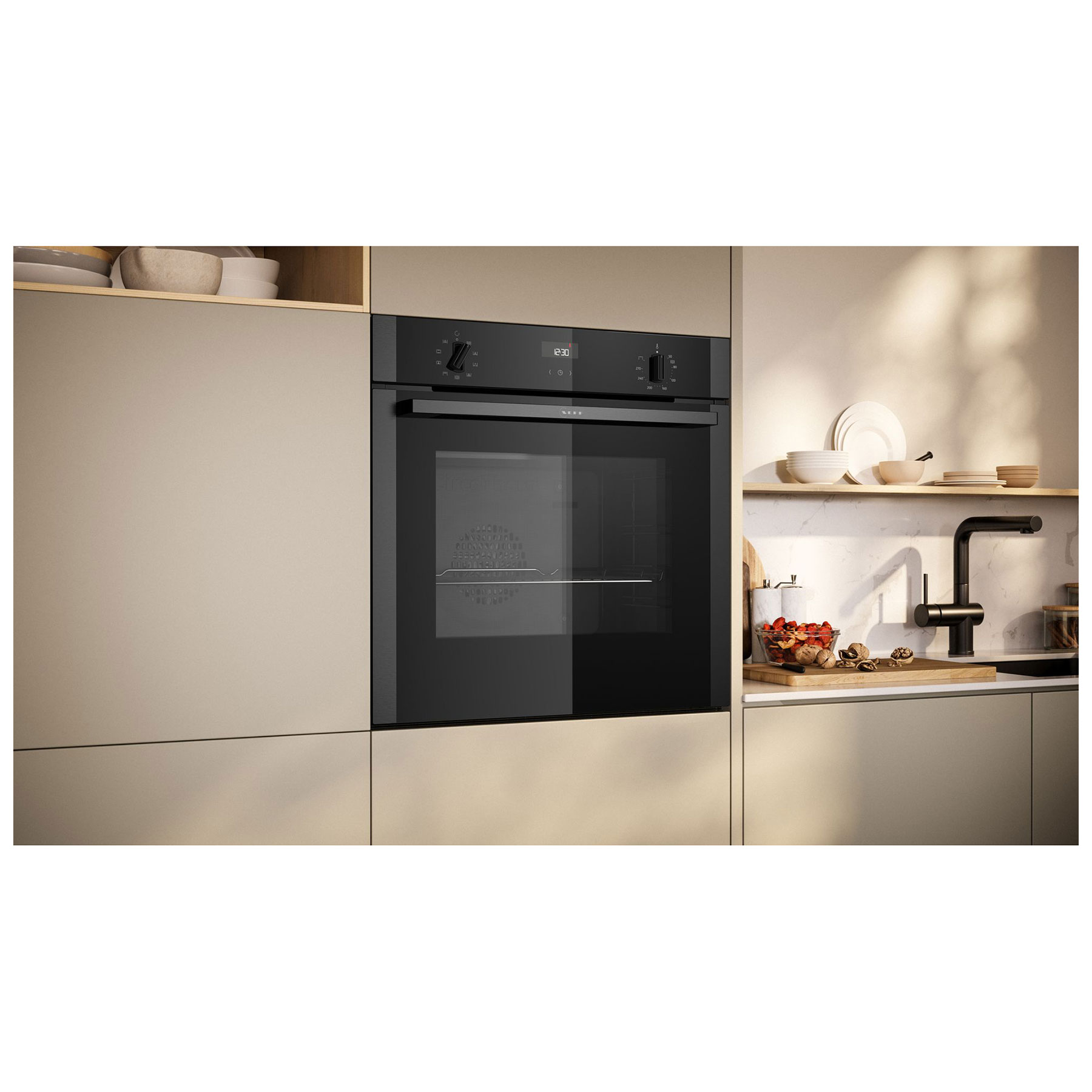 Neff B1ACE4AG3B N50 Built In Electric Single Oven in Black with Stainl, photo 4