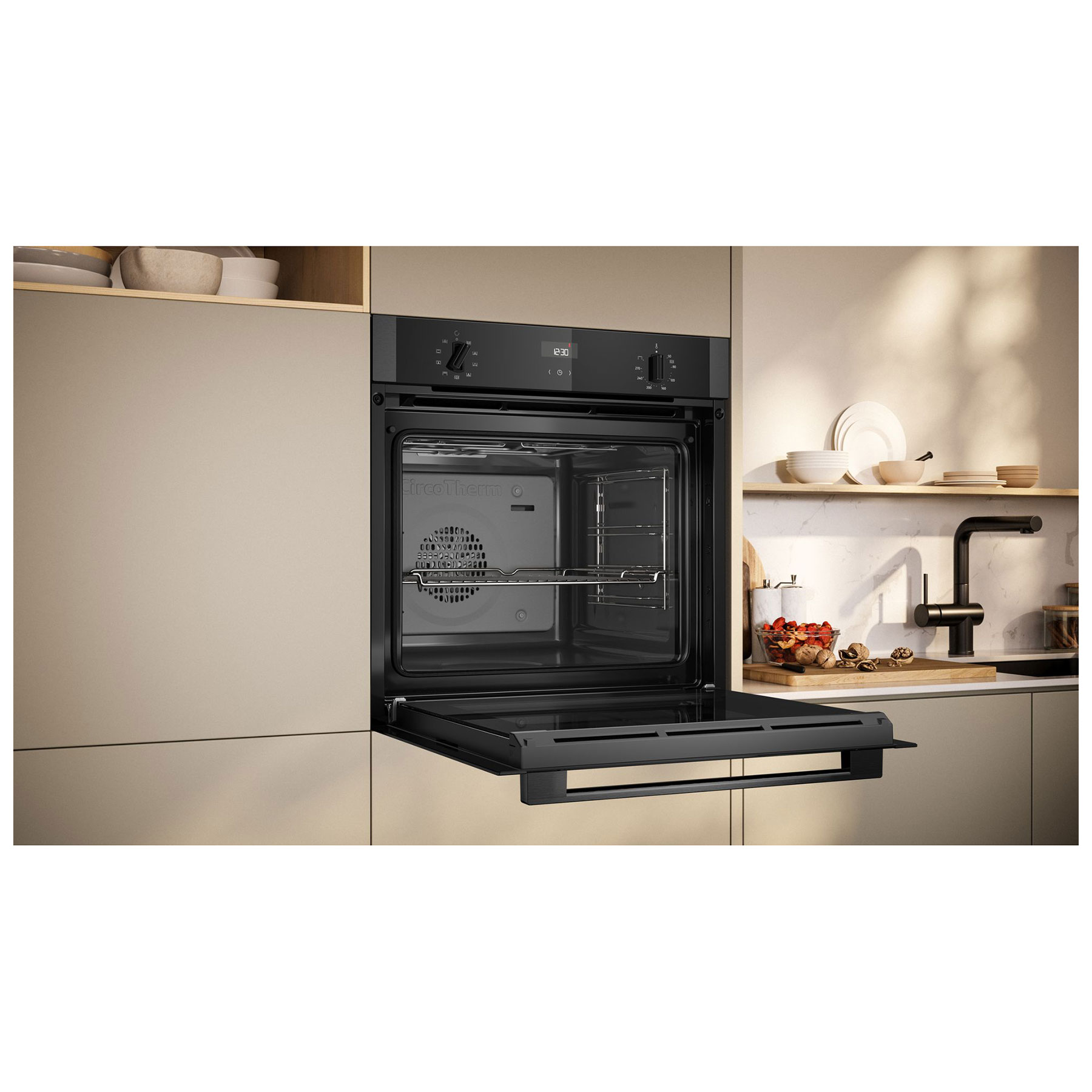 Neff B1ACE4AG3B N50 Built In Electric Single Oven in Black with Stainl, photo 5