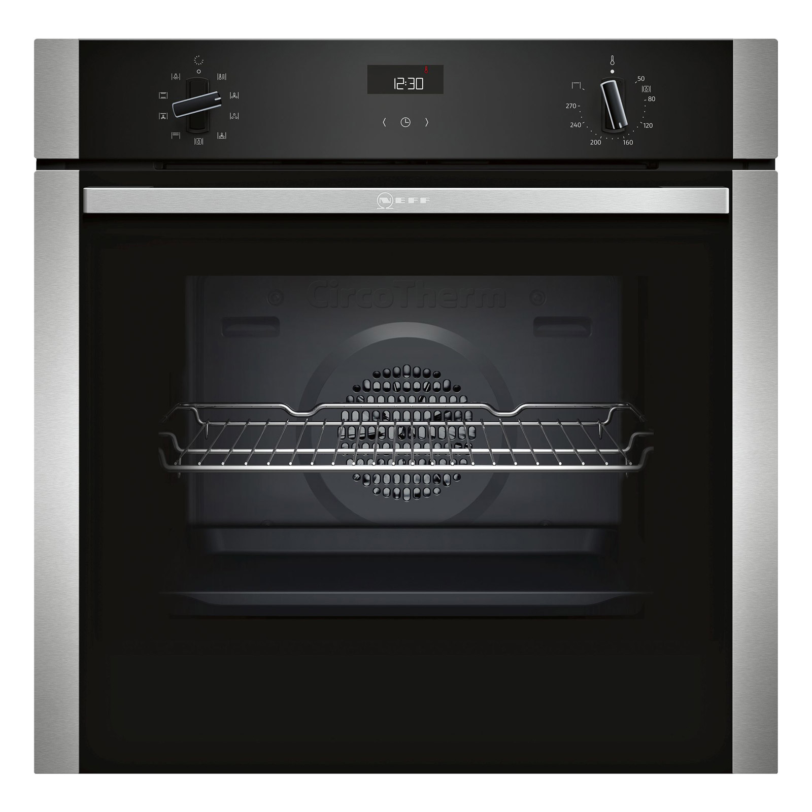 Image of Neff B1ACE4HN0B N50 Built In Electric Single Oven in St Steel 71L