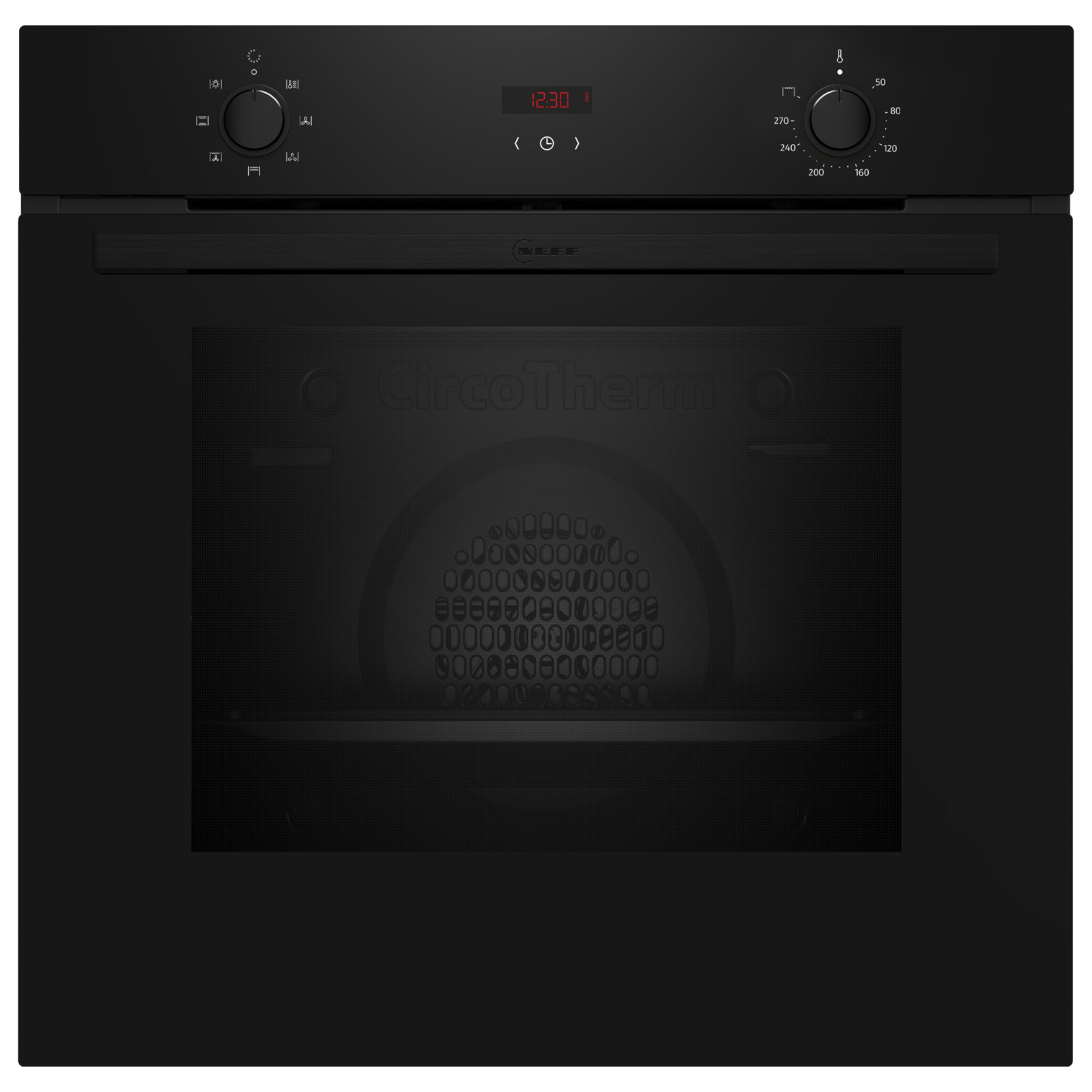 Neff B1DCC0AK3B N30 Built In Electric Single Oven in Black 71L A Rated