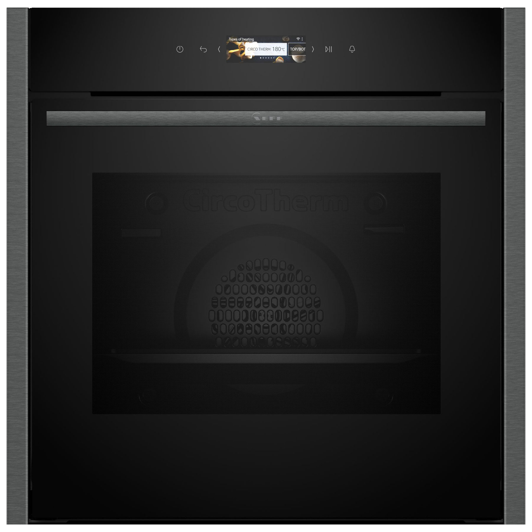 Image of Neff B24CR31G0B N70 Built In Electric Pyrolytic Oven in Black 71L