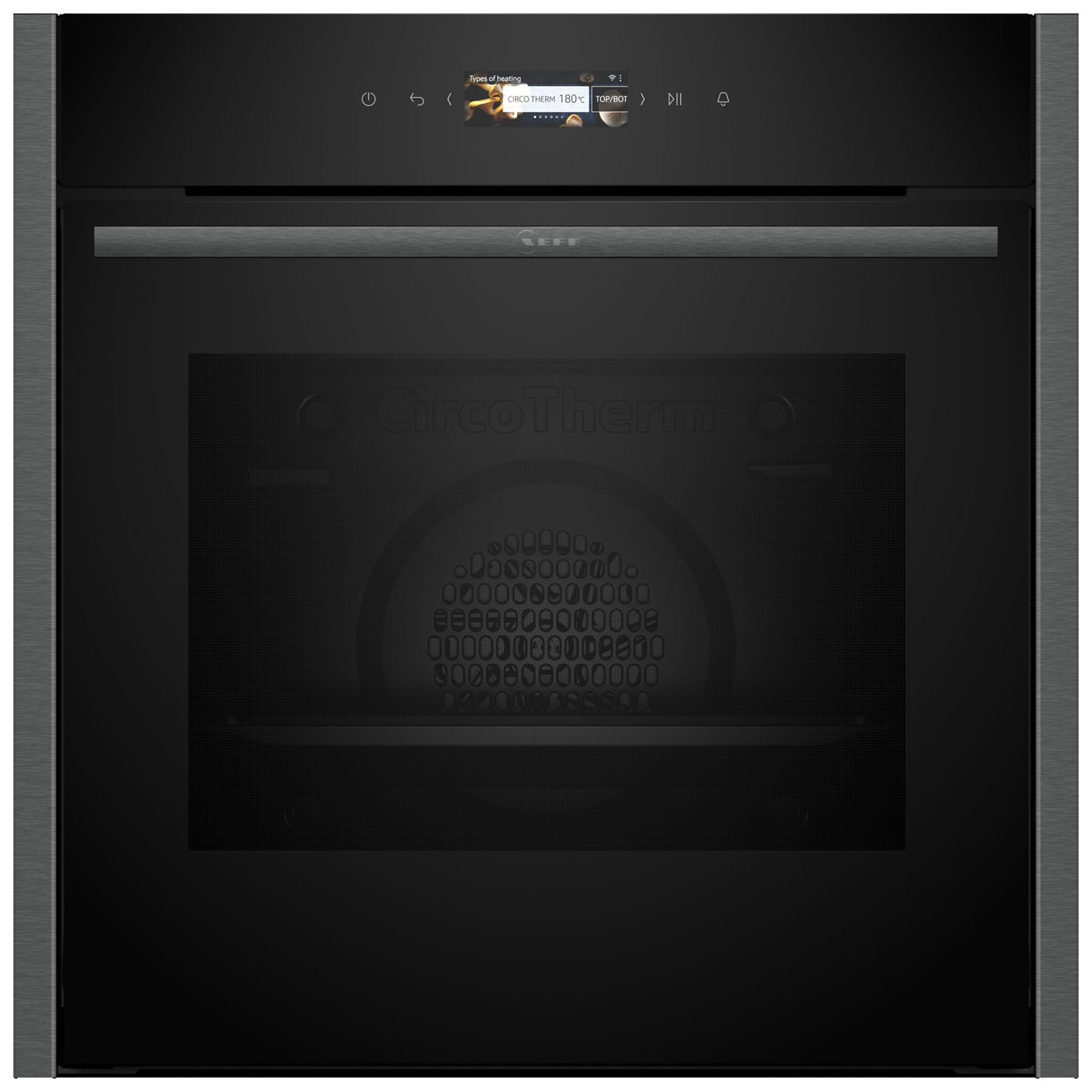 Image of Neff B24CR71G0B N70 Built In Electric Pyrolytic Oven in Black 71L