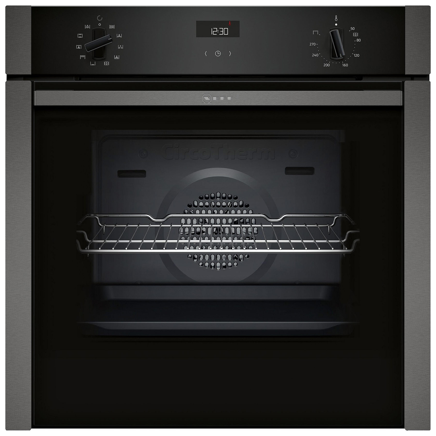 Image of Neff B3ACE4HG0B N50 Built In Electric Single Oven in Black 71L