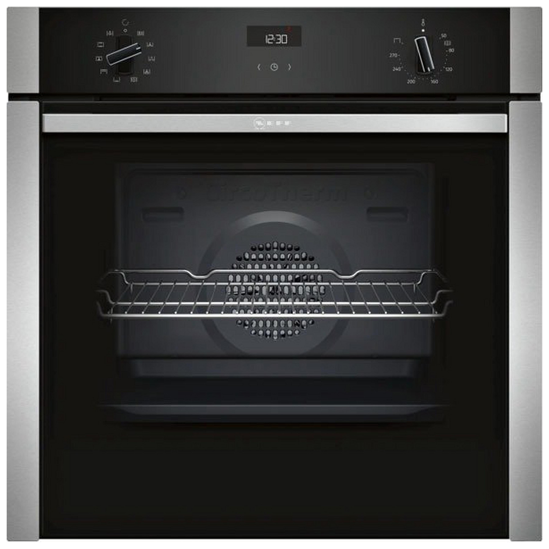 Image of Neff B3ACE4HN0B N50 Built In Electric Single Oven St Steel 71L S H Doo
