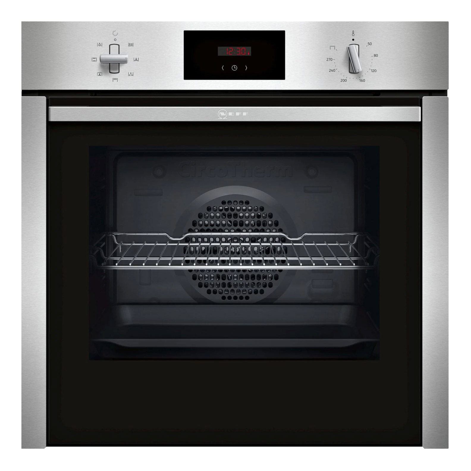 Neff B3CCC0AN0B N30 Built In Electric Single Oven St Steel 71L S H Doo