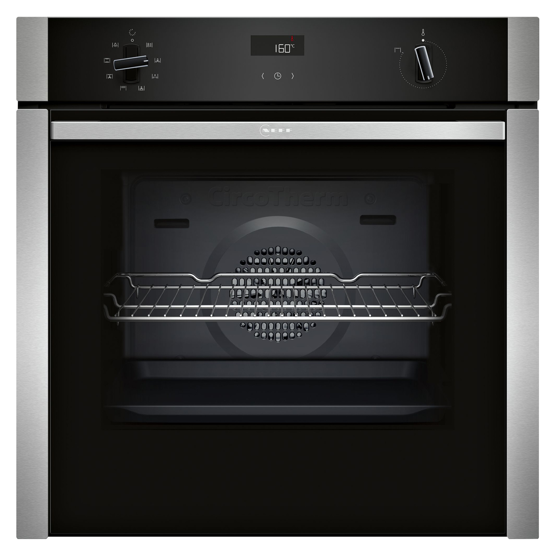 Neff B4ACF1AN3B N50 Slide & Hide Multifunction Single Oven – STAINLESS STEEL