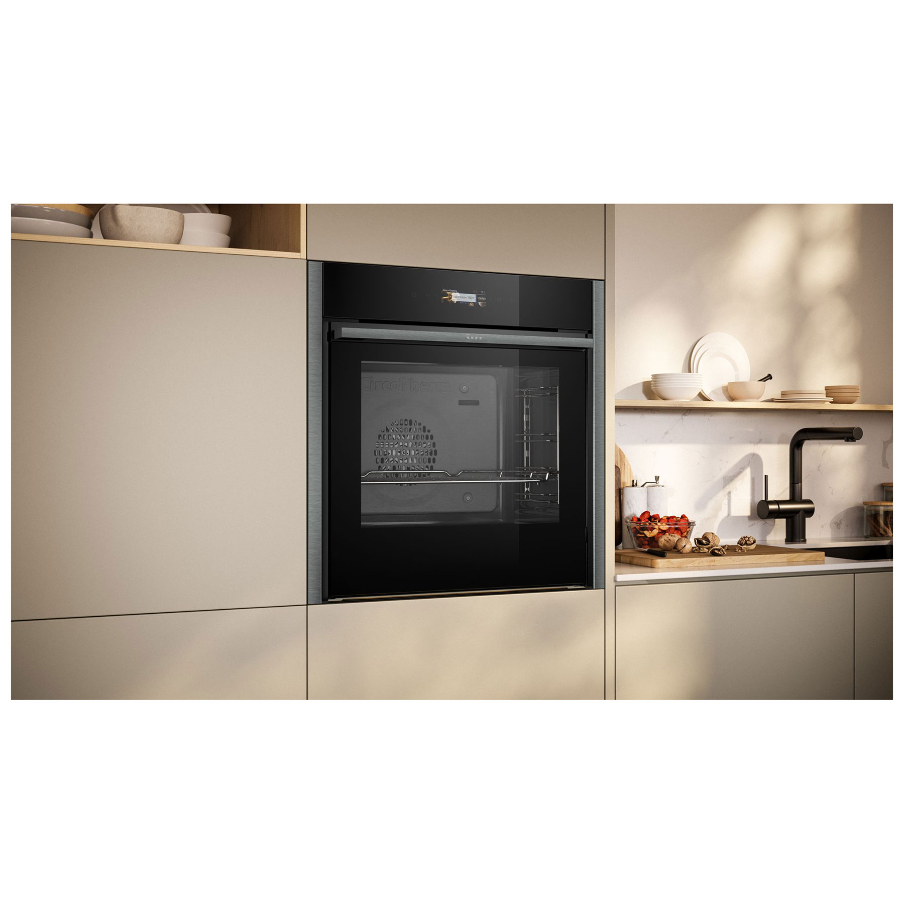 Neff B54CR31G0B N70 Built In Electric Single Oven in Black with Graphi, photo 4
