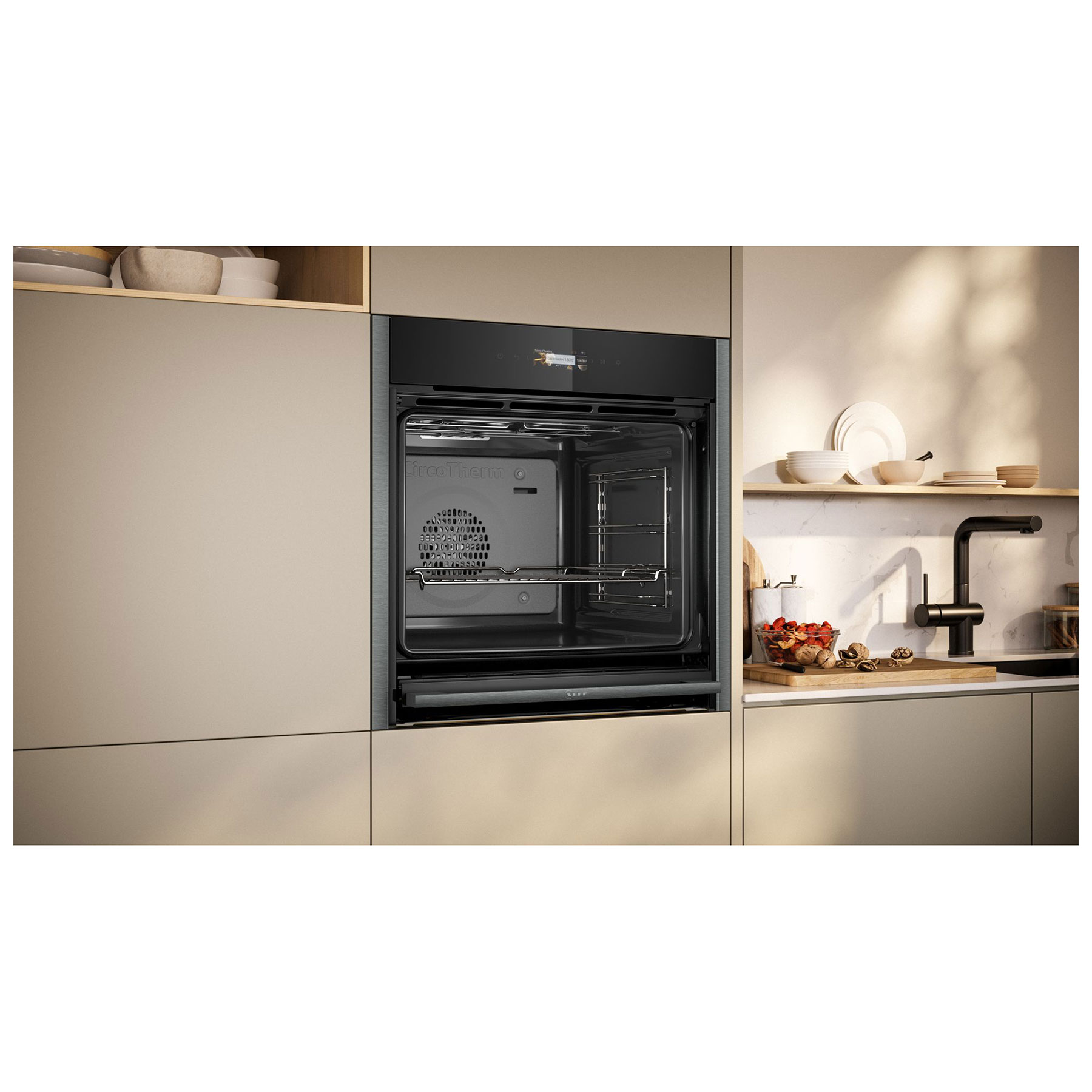 Neff B54CR31G0B N70 Built In Electric Single Oven in Black with Graphi, photo 5