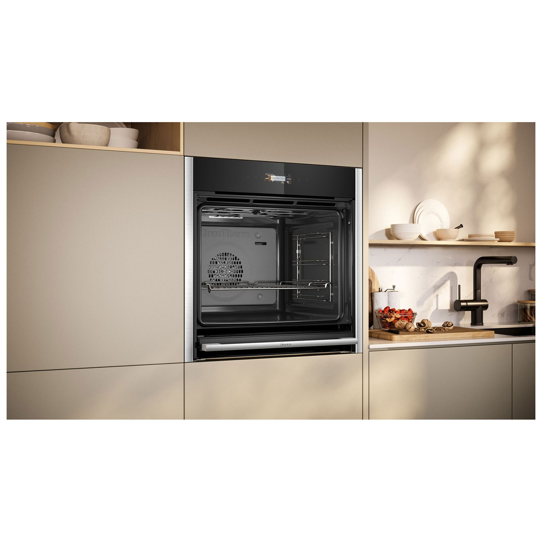 Neff B54CR31N0B N70 Built In Electric Single Oven in Black with Stainl, photo 4