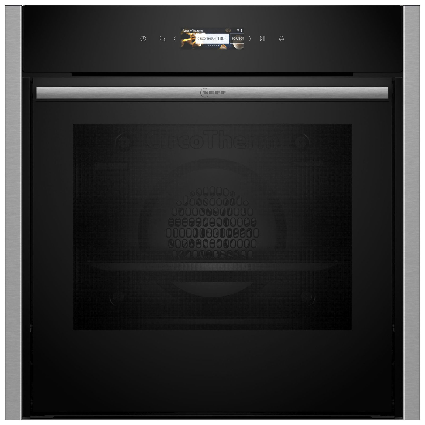 Image of Neff B54CR71N0B N70 Built In Electric Pyrolytic Oven Black 71L S H