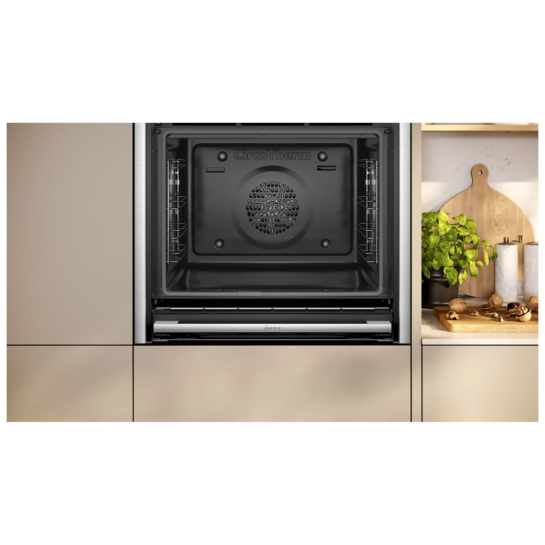 Neff B54CR71N0B N70 Built In Electric Pyrolytic Oven in Black with Sta, photo 5