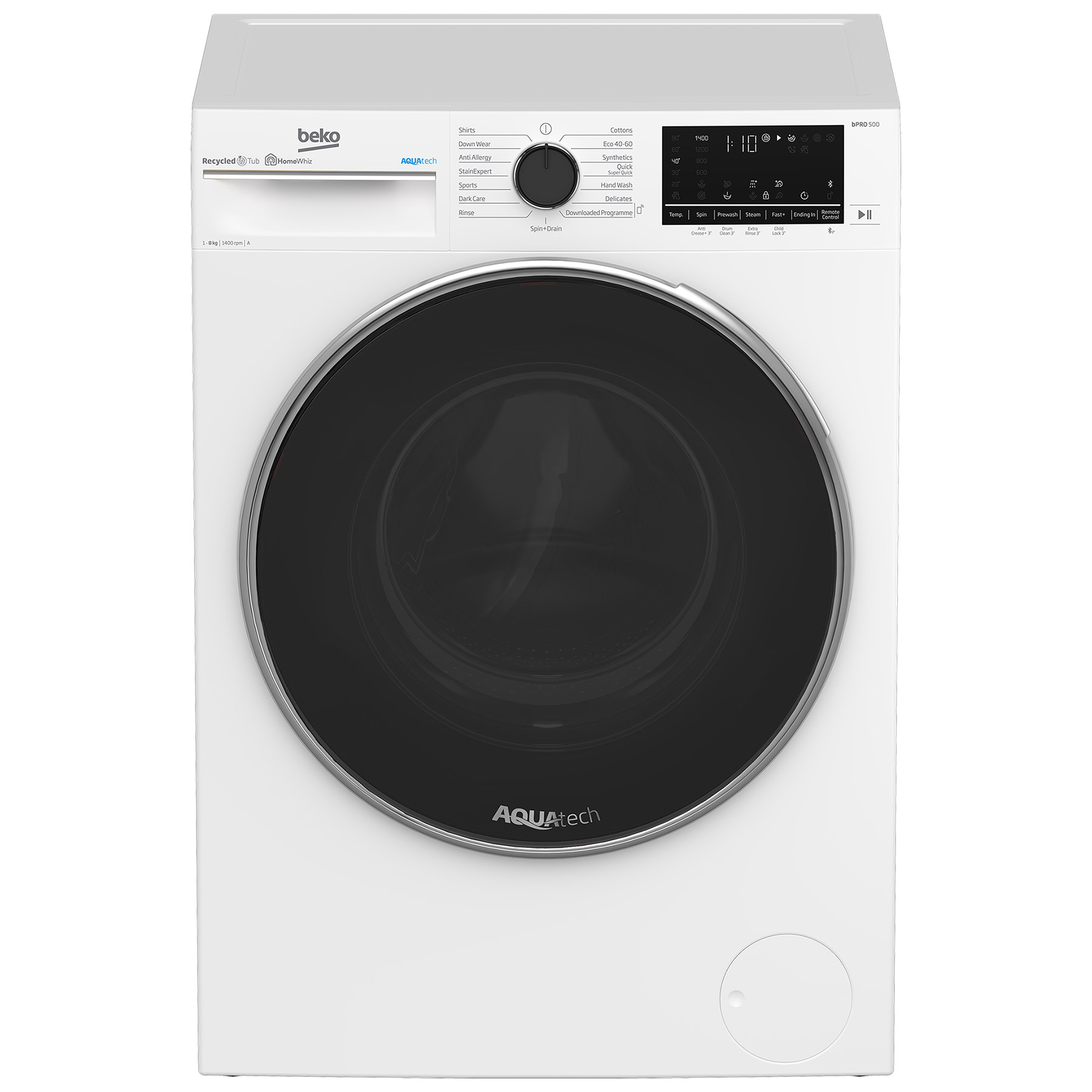 Image of Beko B5W58410AW Washing Machine in White 1400rpm 8Kg A Rated