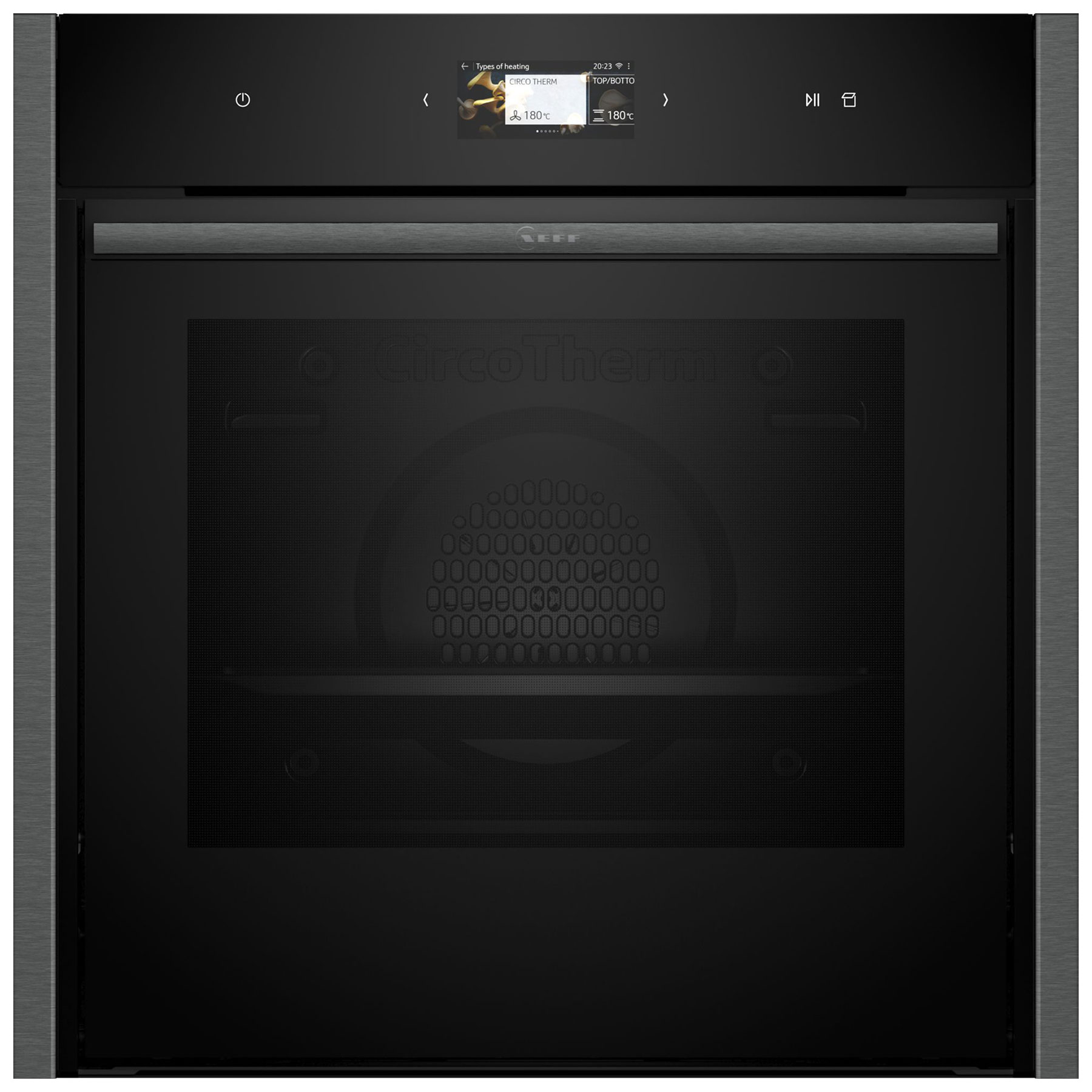 Neff B64FS31G0B N90 Built In Electric Single Oven in Black with Graphi