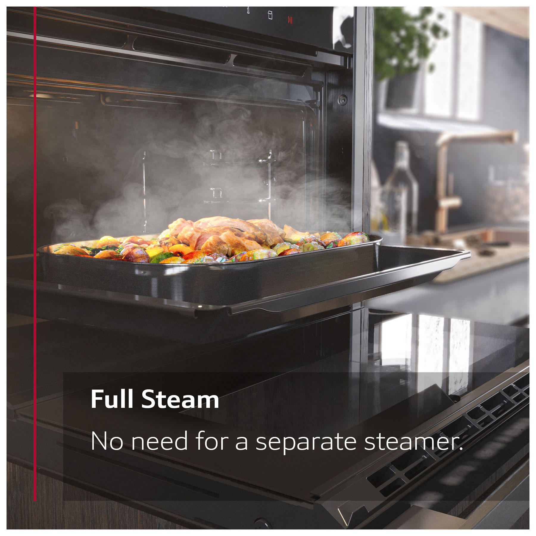 Neff B64FS31G0B N90 Built In Electric Single Oven in Black with Graphi