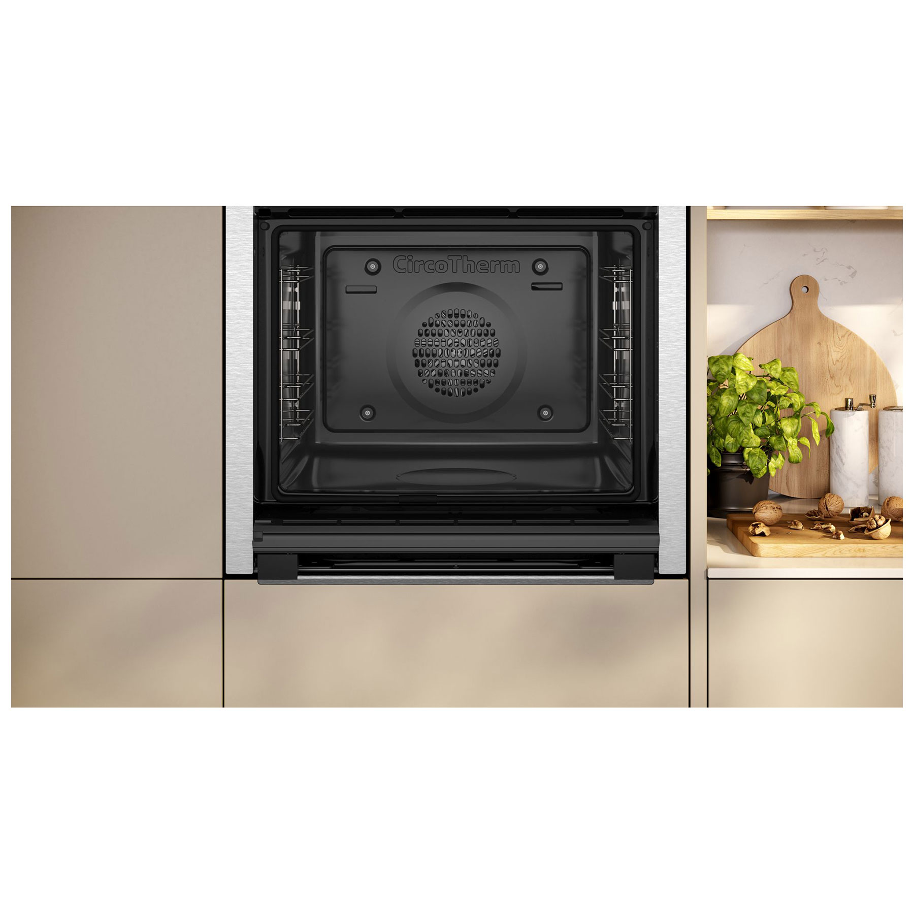 Neff B6ACH7AN7B N50 Built In Electric Pyrolytic Oven in Black with Sta, photo 3
