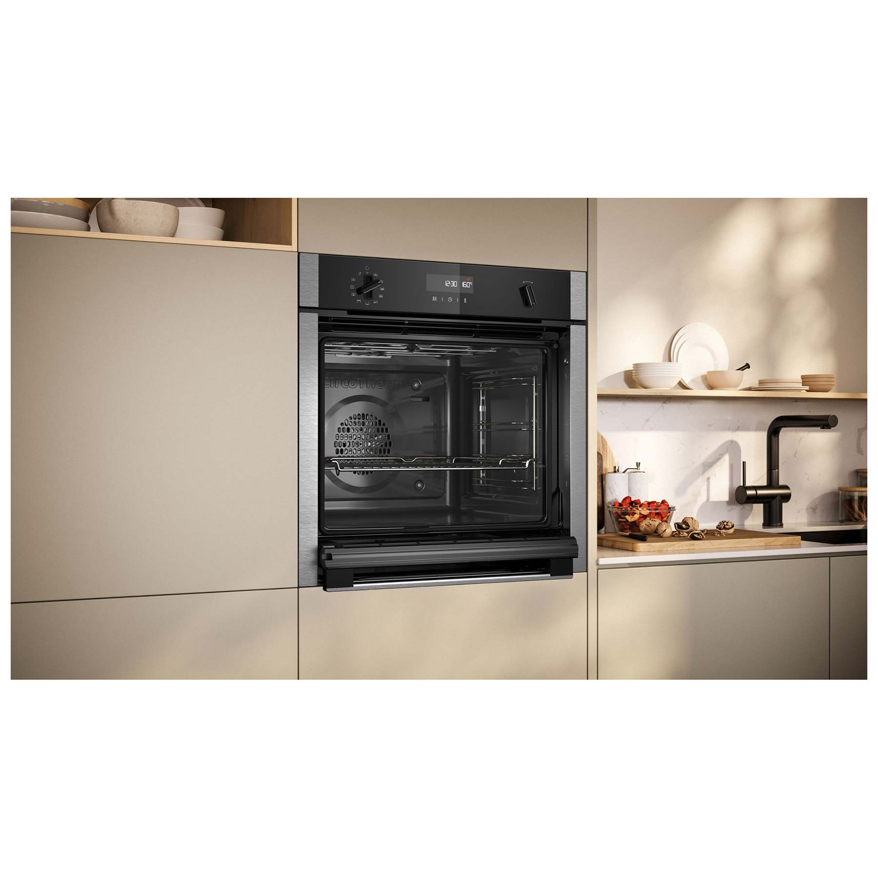 Neff B6ACH7AN7B N50 Built In Electric Pyrolytic Oven in Black with Sta, photo 5