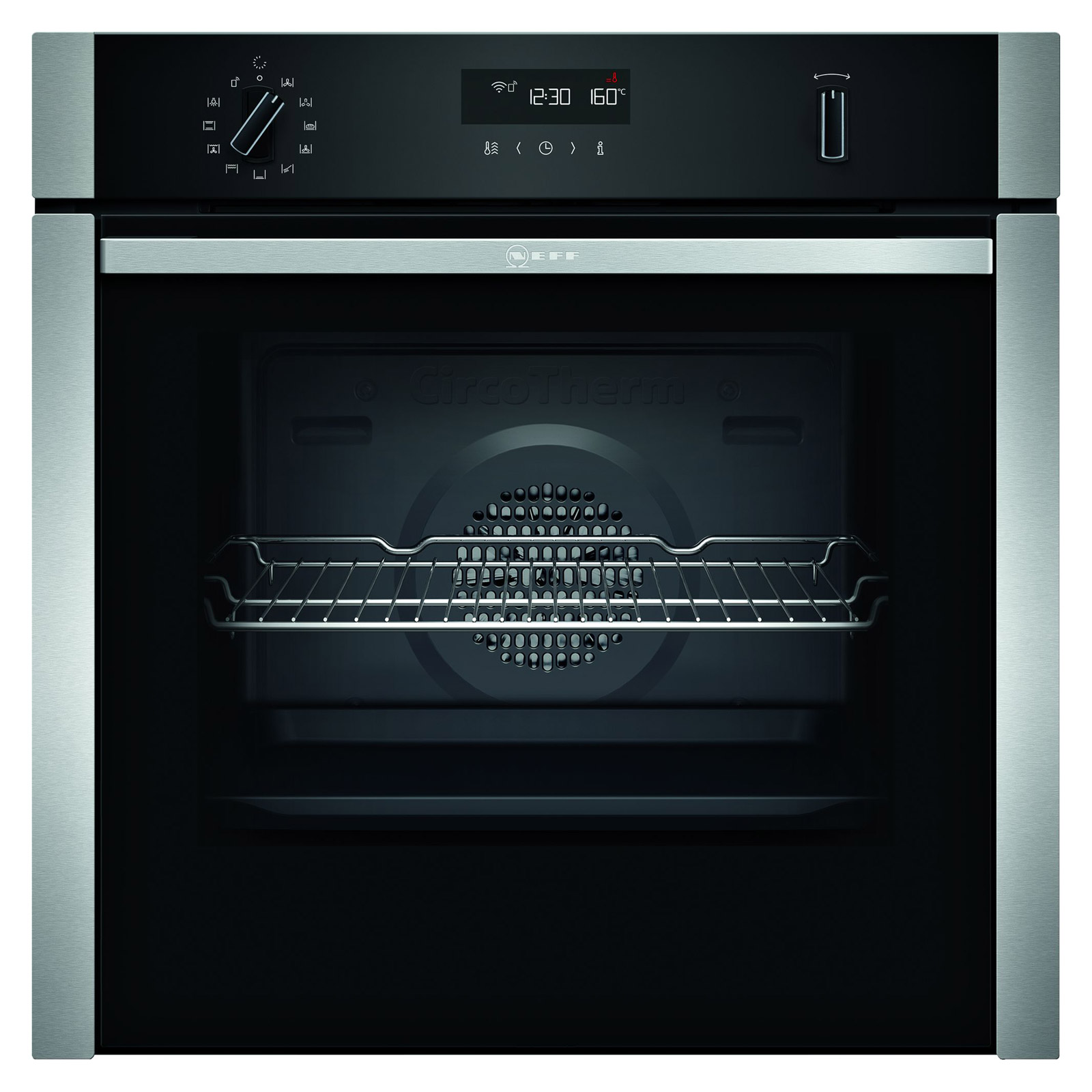 Neff B6ACH7HH0B N50 Built In Electric Pyrolytic Oven St Steel 71L S H