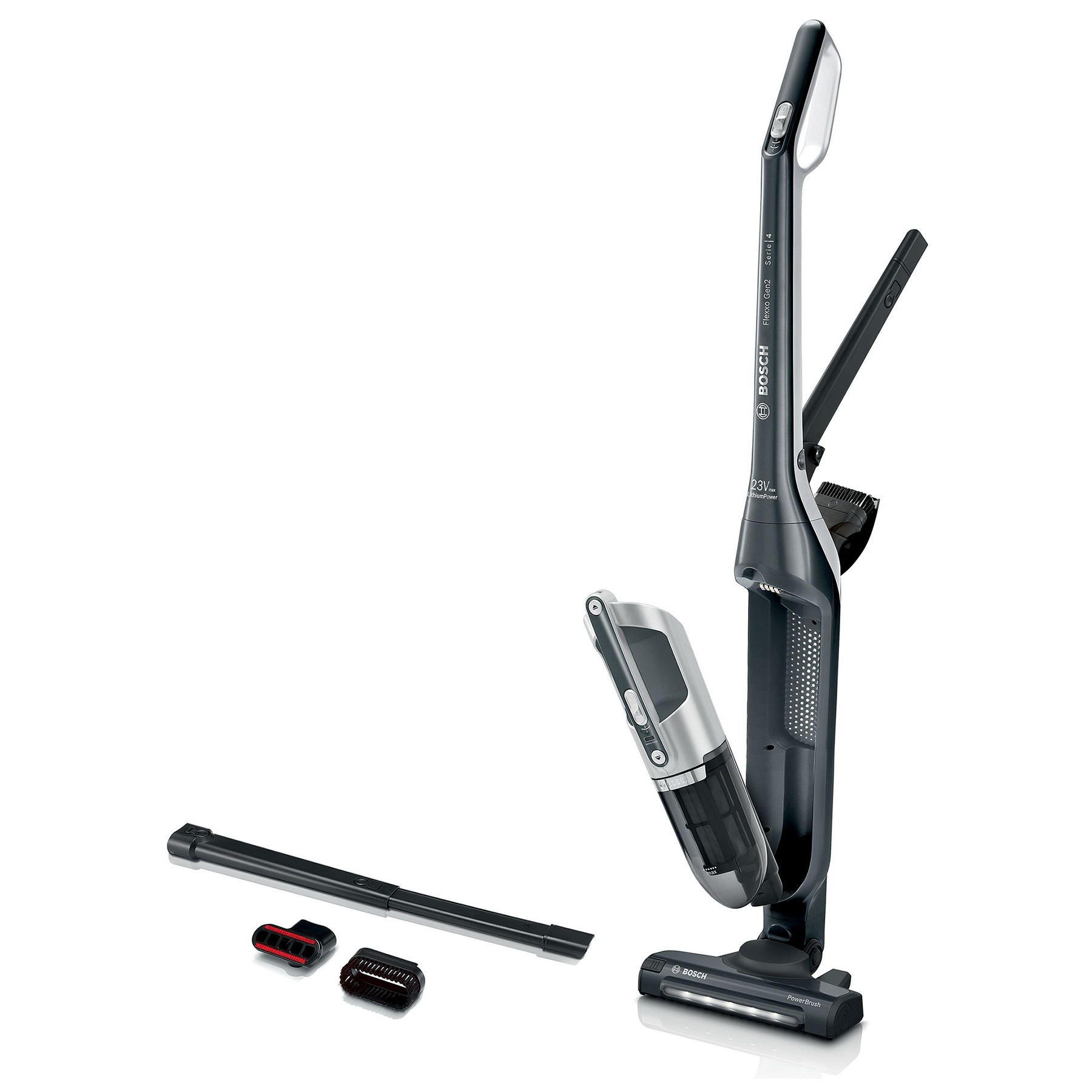 Bosch BBH3230GB Serie 4 Flexxo 2 in 1 Cordless Bagless Vacuum Black