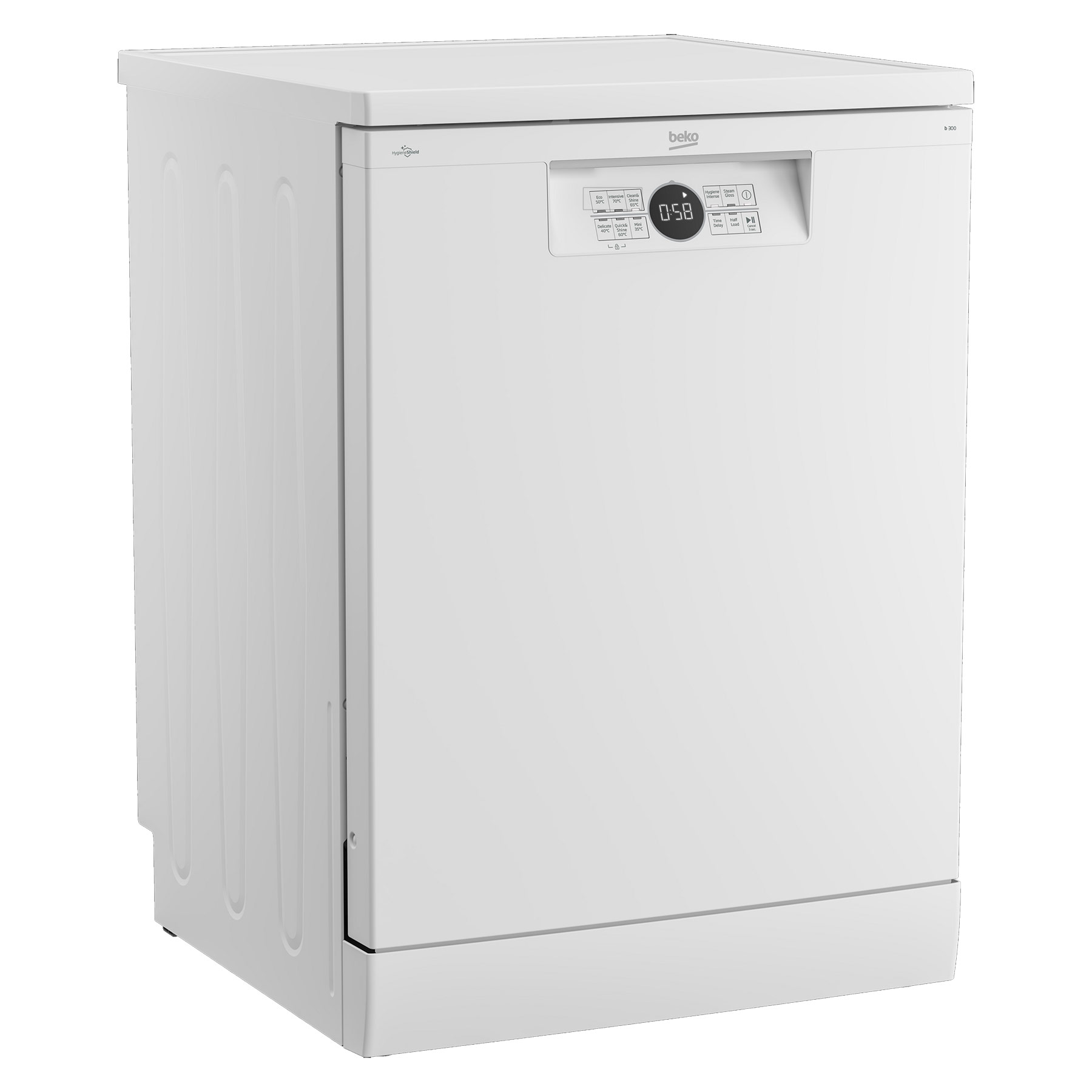 Beko BDFN26432W 60cm Dishwasher in White 14 Place Setting D Rated, photo 2