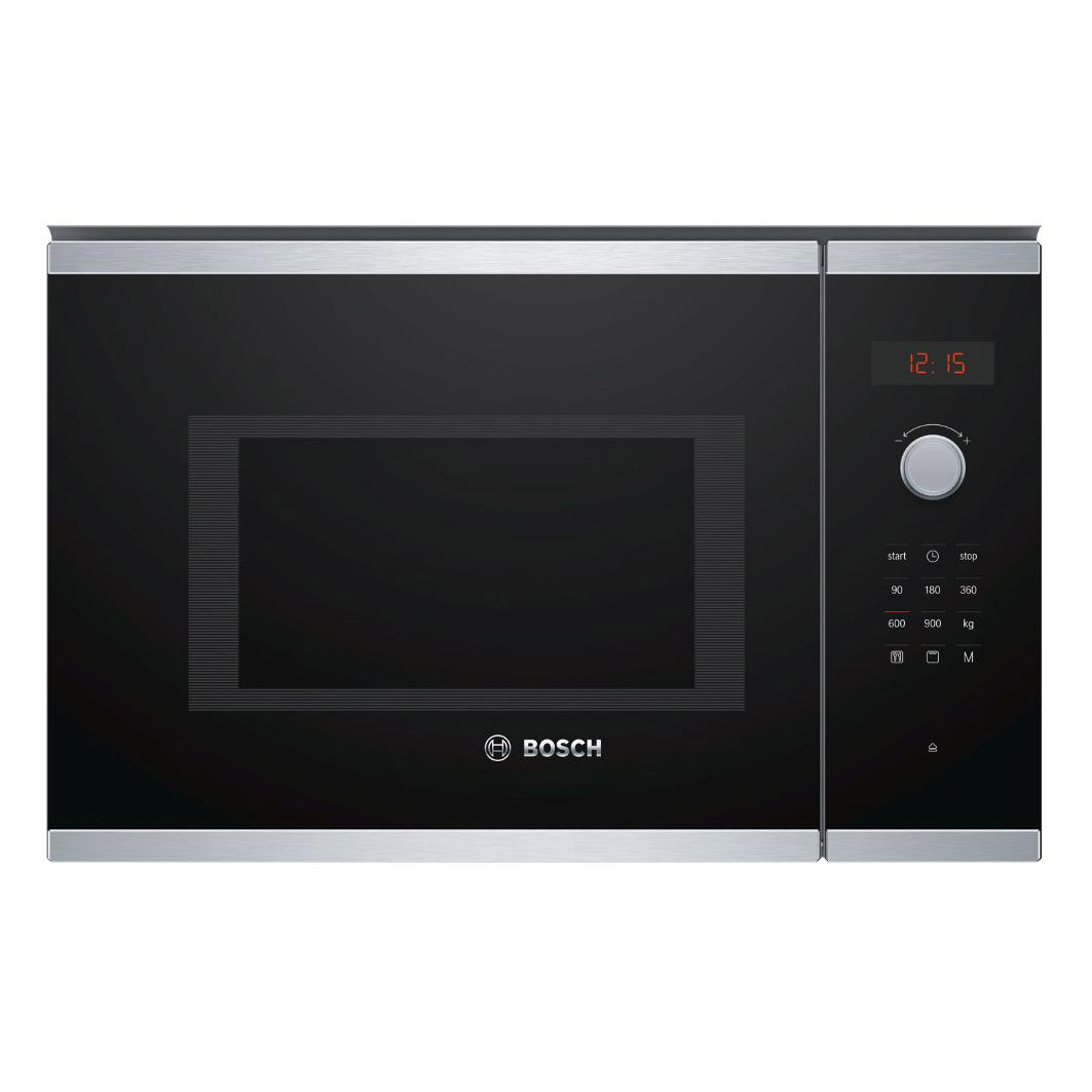 Image of Bosch BEL553MS0B Series 4 Built in Microwave Oven Grill in Steel Black